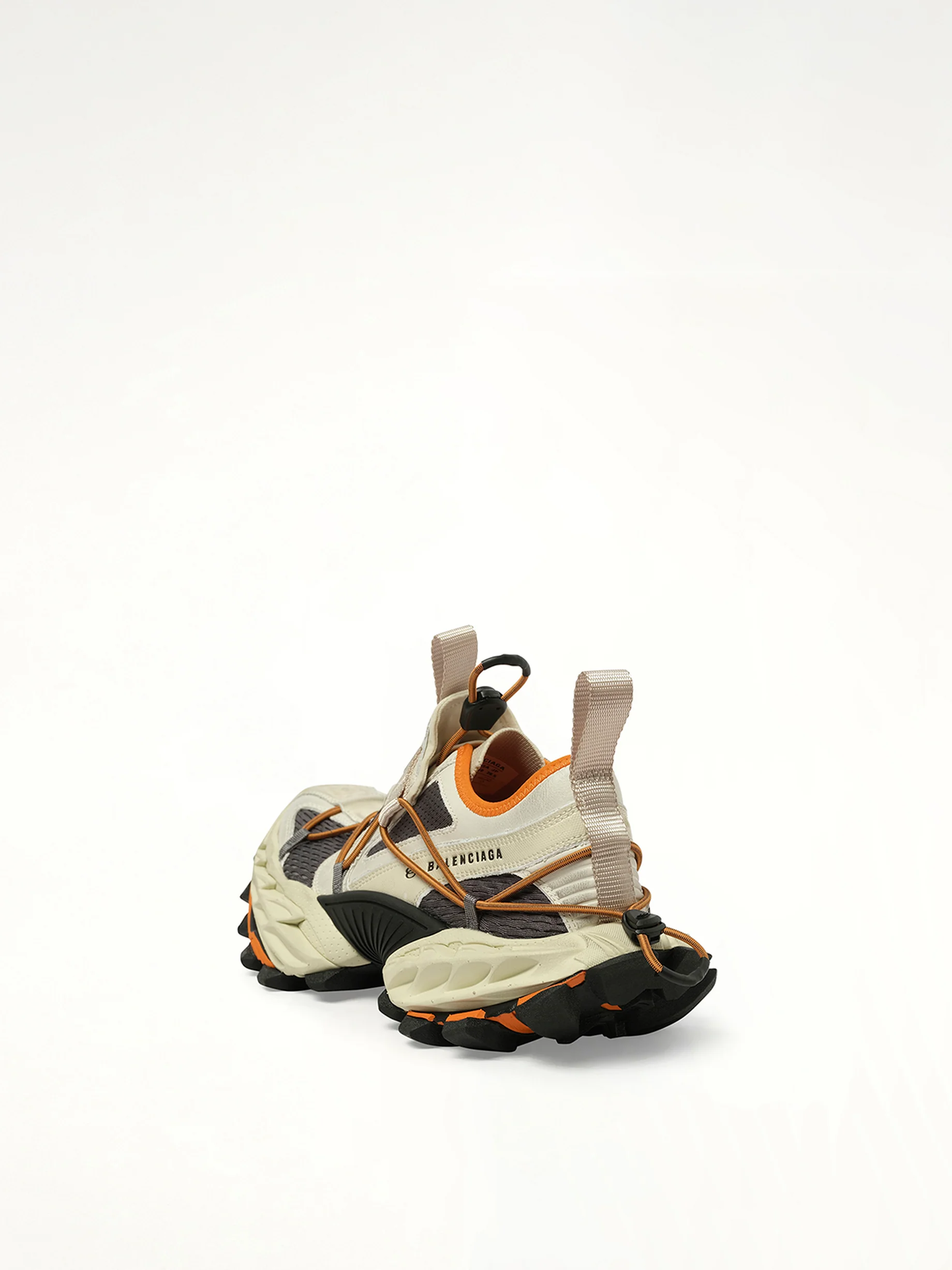 Hike Sneaker in Beige/Orange - Image 3