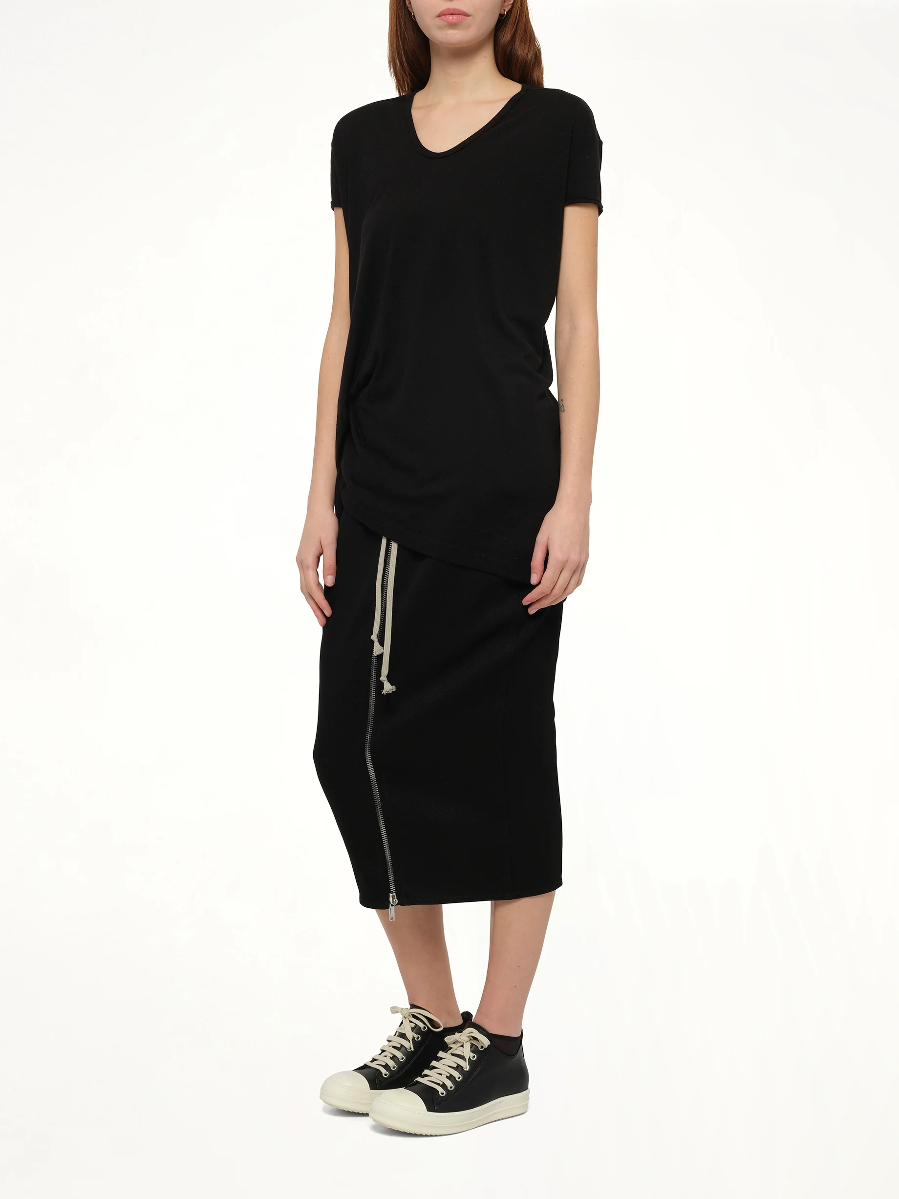 Hiked T in Black - Image 4