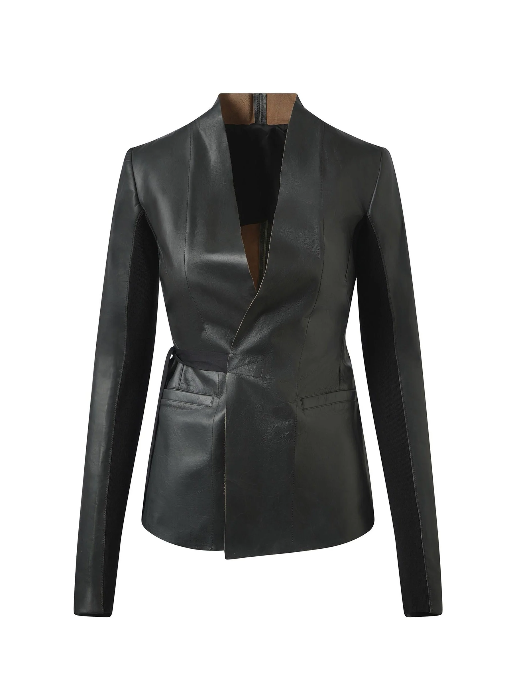 Hollywood Leather Jacket in Black - Image 2