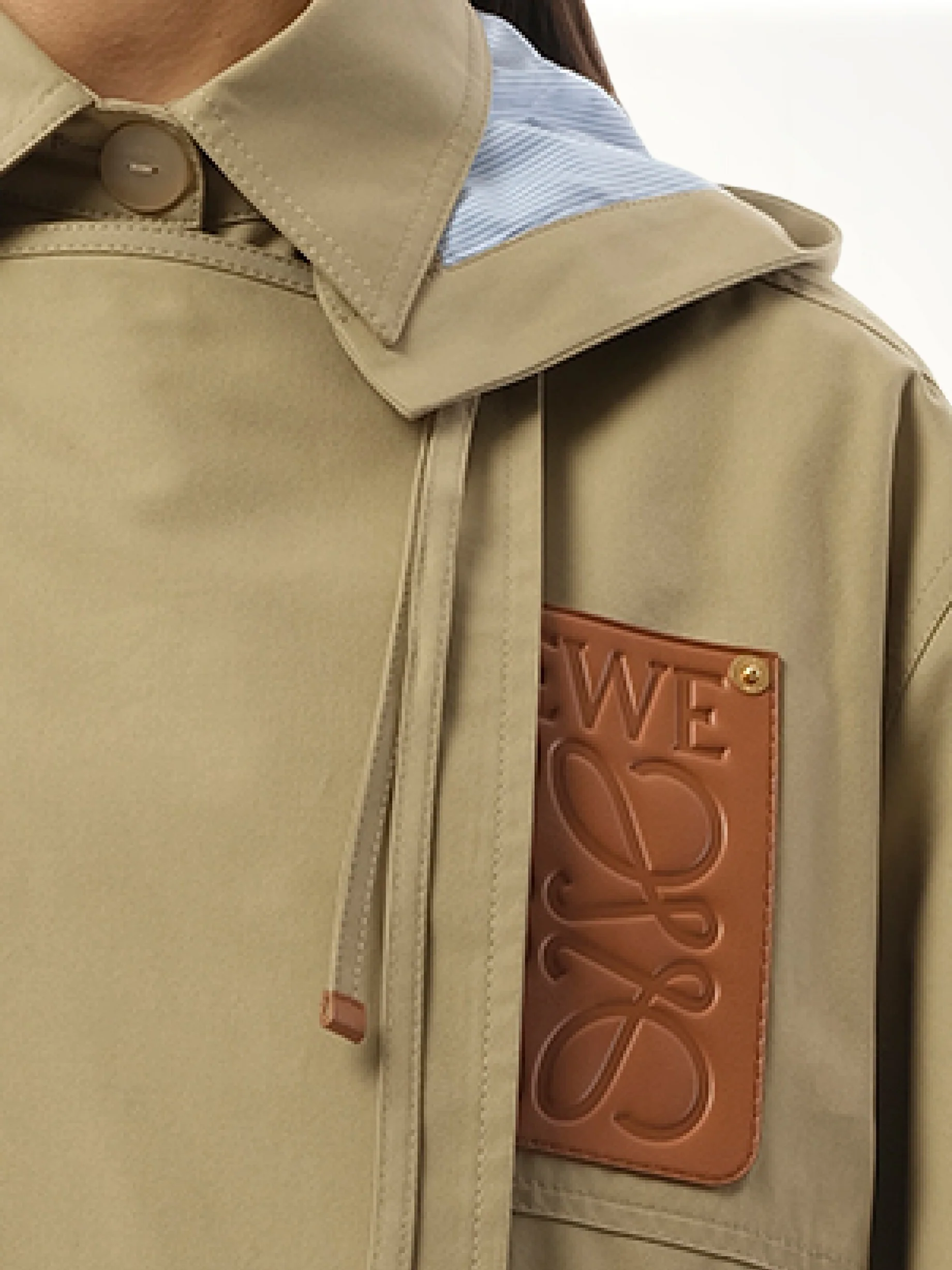 Hooded Anagram Parka in Sweet Caramel - Image 3