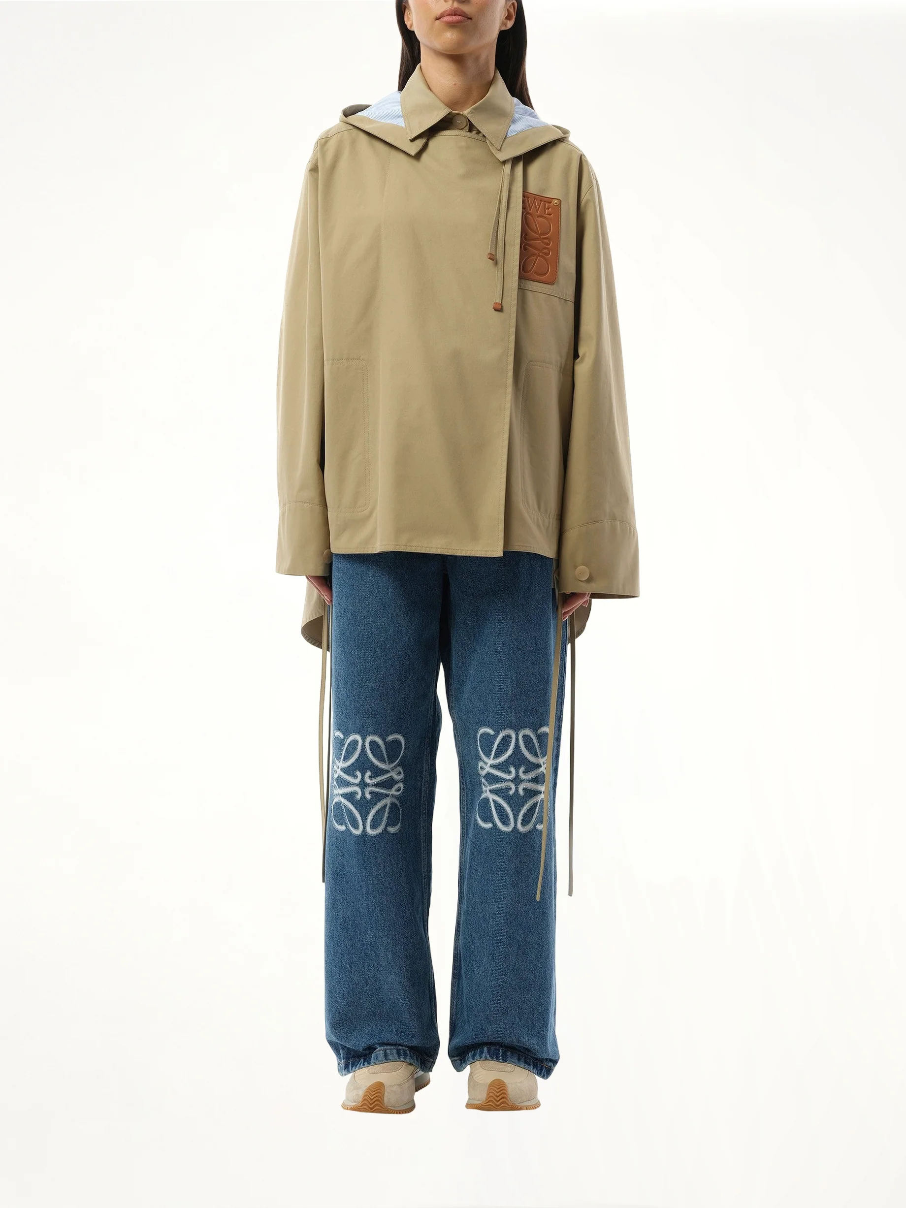 Hooded Anagram Parka in Sweet Caramel - Image 4