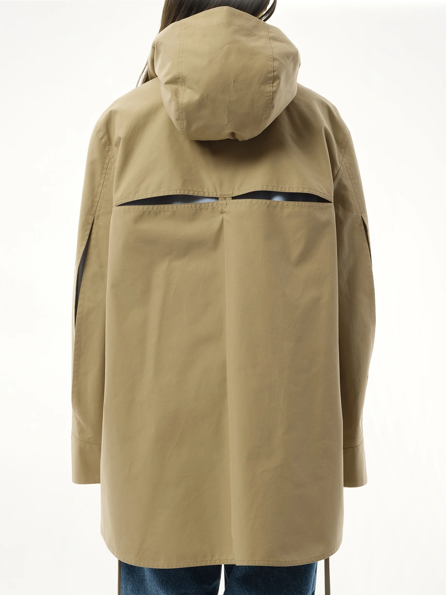Hooded Anagram Parka in Sweet Caramel - Image 6