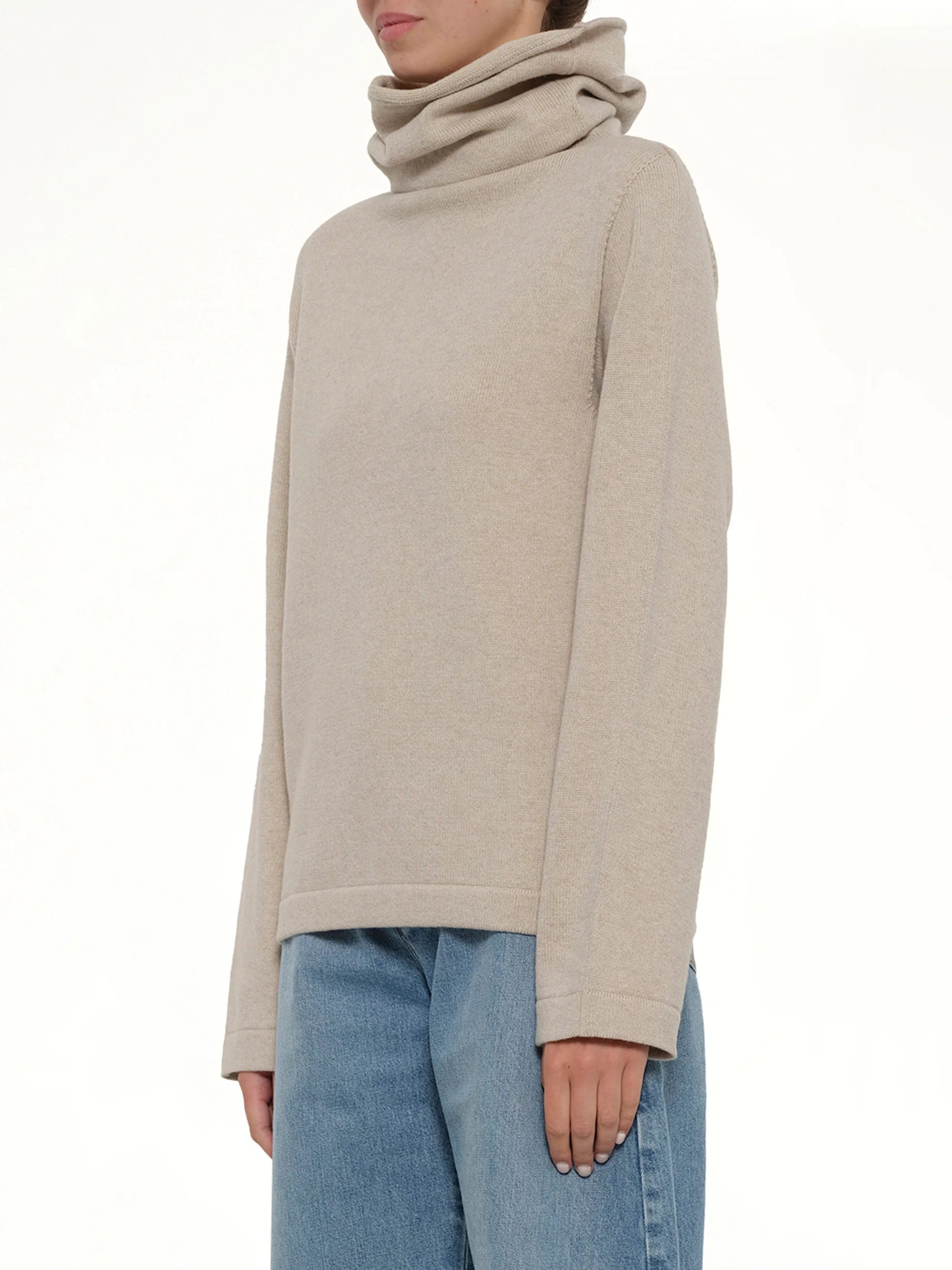 Hooded Jumper in Sable - Image 3