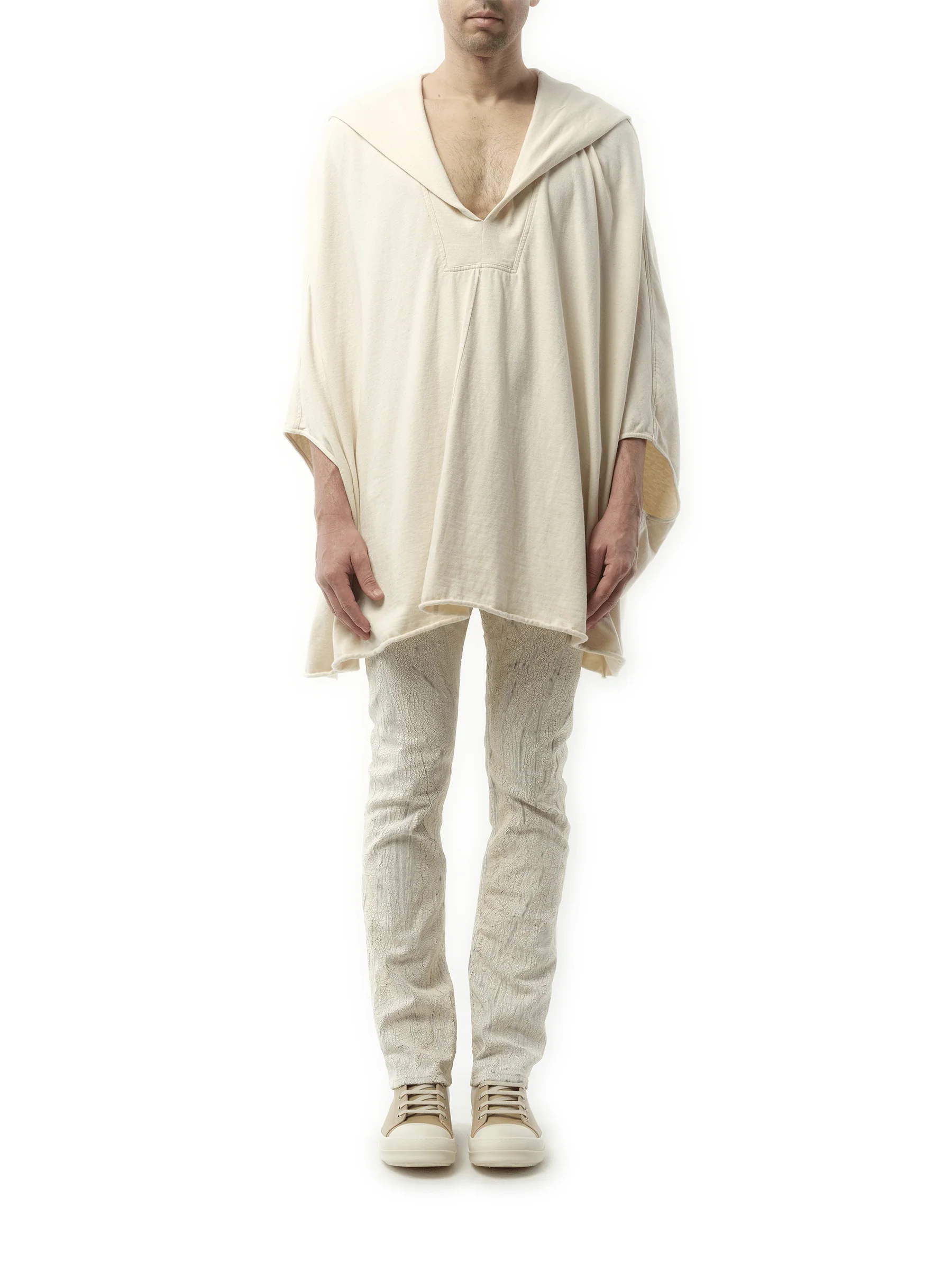 Hooded Kaftan in Natural - Image 4