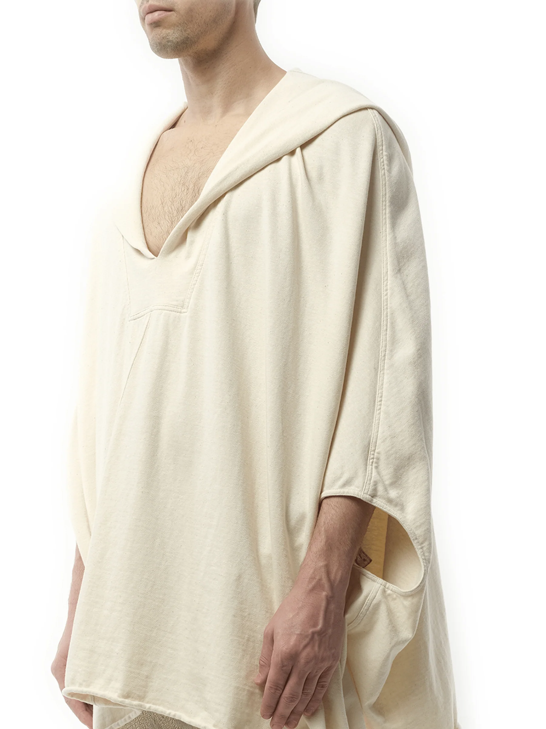 Hooded Kaftan in Natural - Image 5
