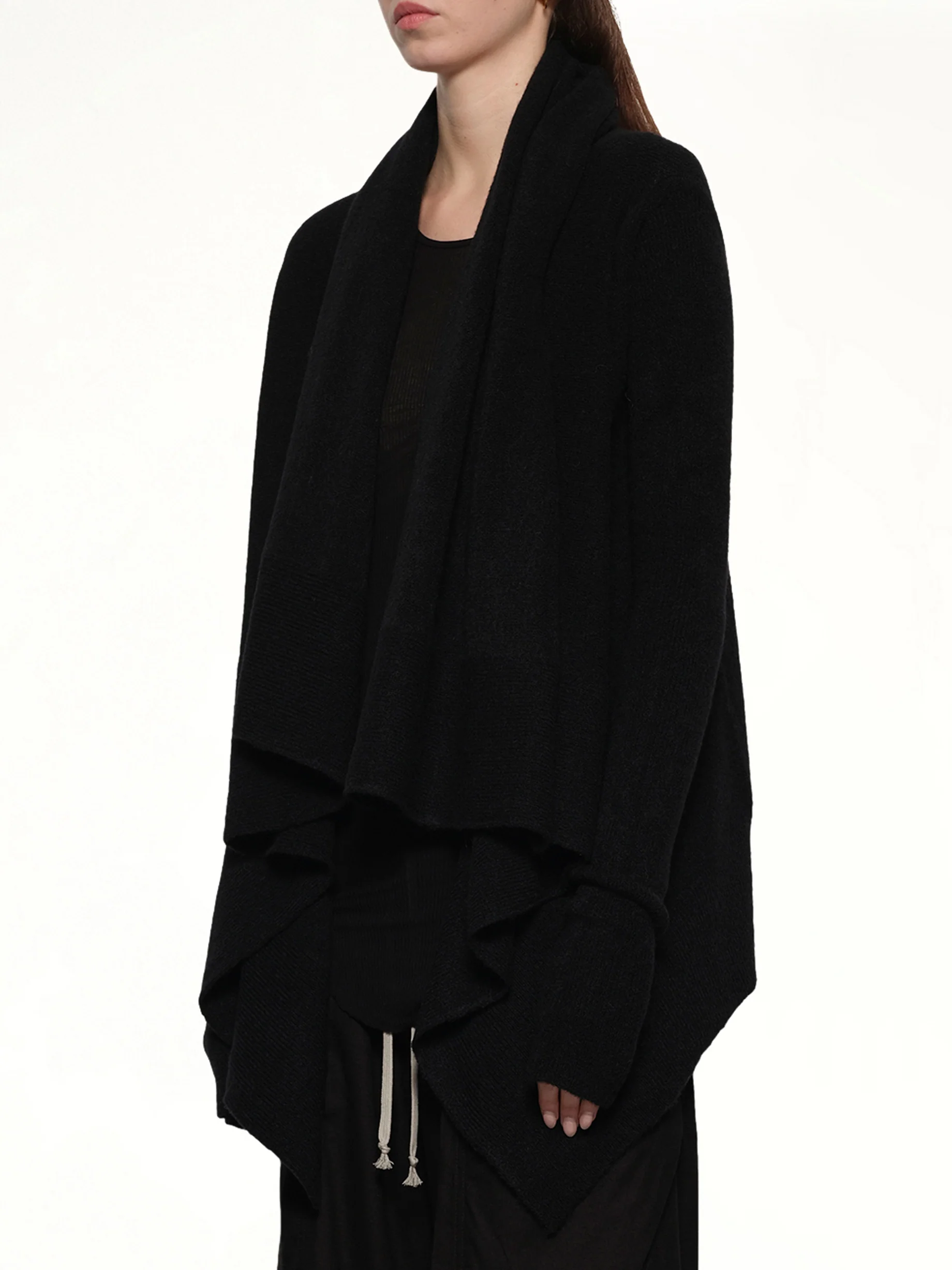 Hooded Medium Wrap in Black - Image 3