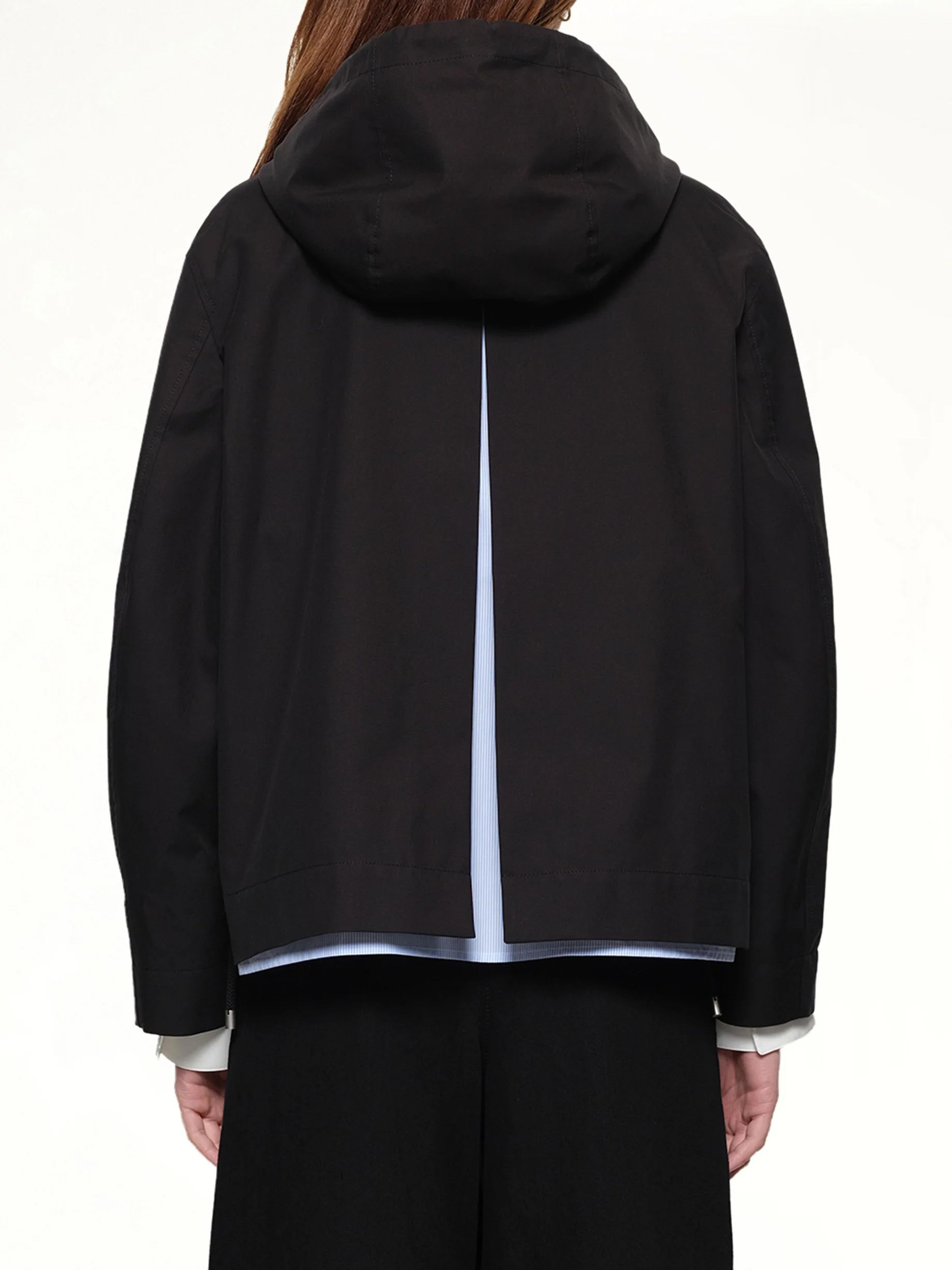 Hooded Parka in Black - Image 5