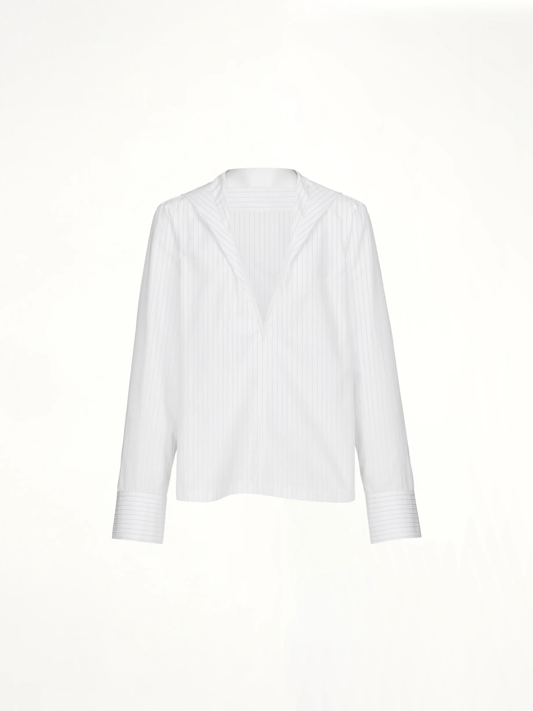 Hooded Shirt in White - Image 2