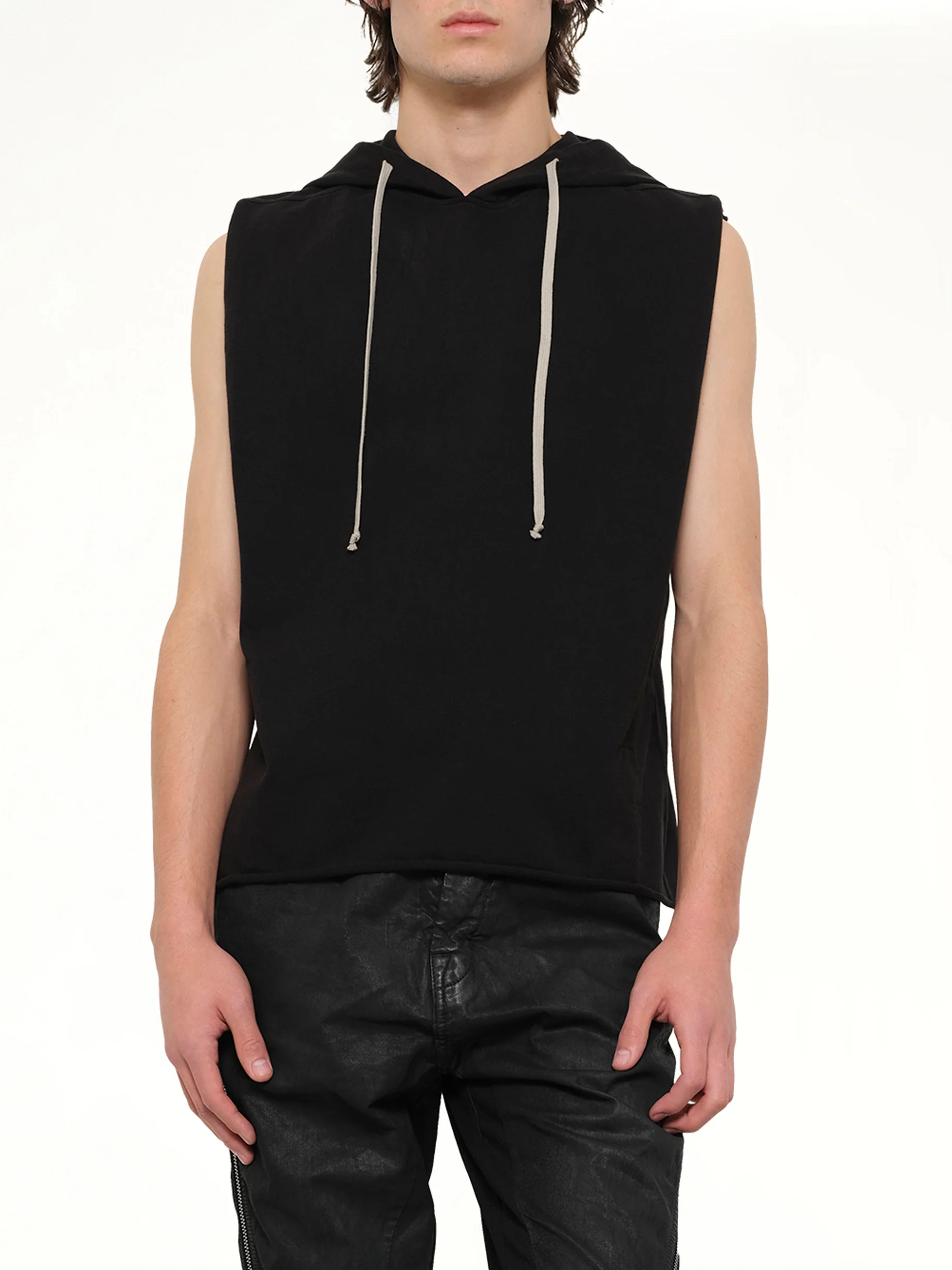 Hooded Tunic in Black - Image 6