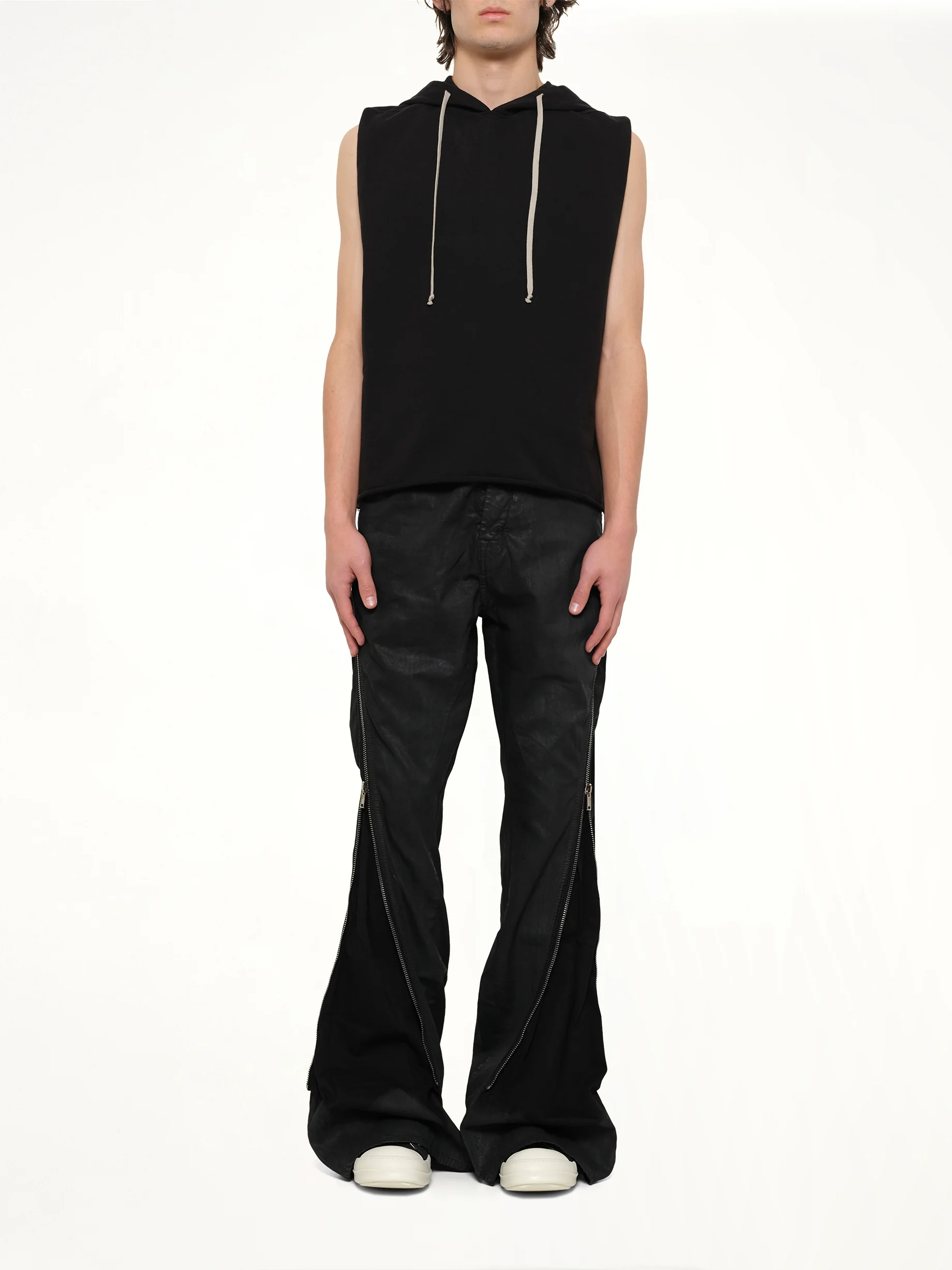 Hooded Tunic in Black - Image 7