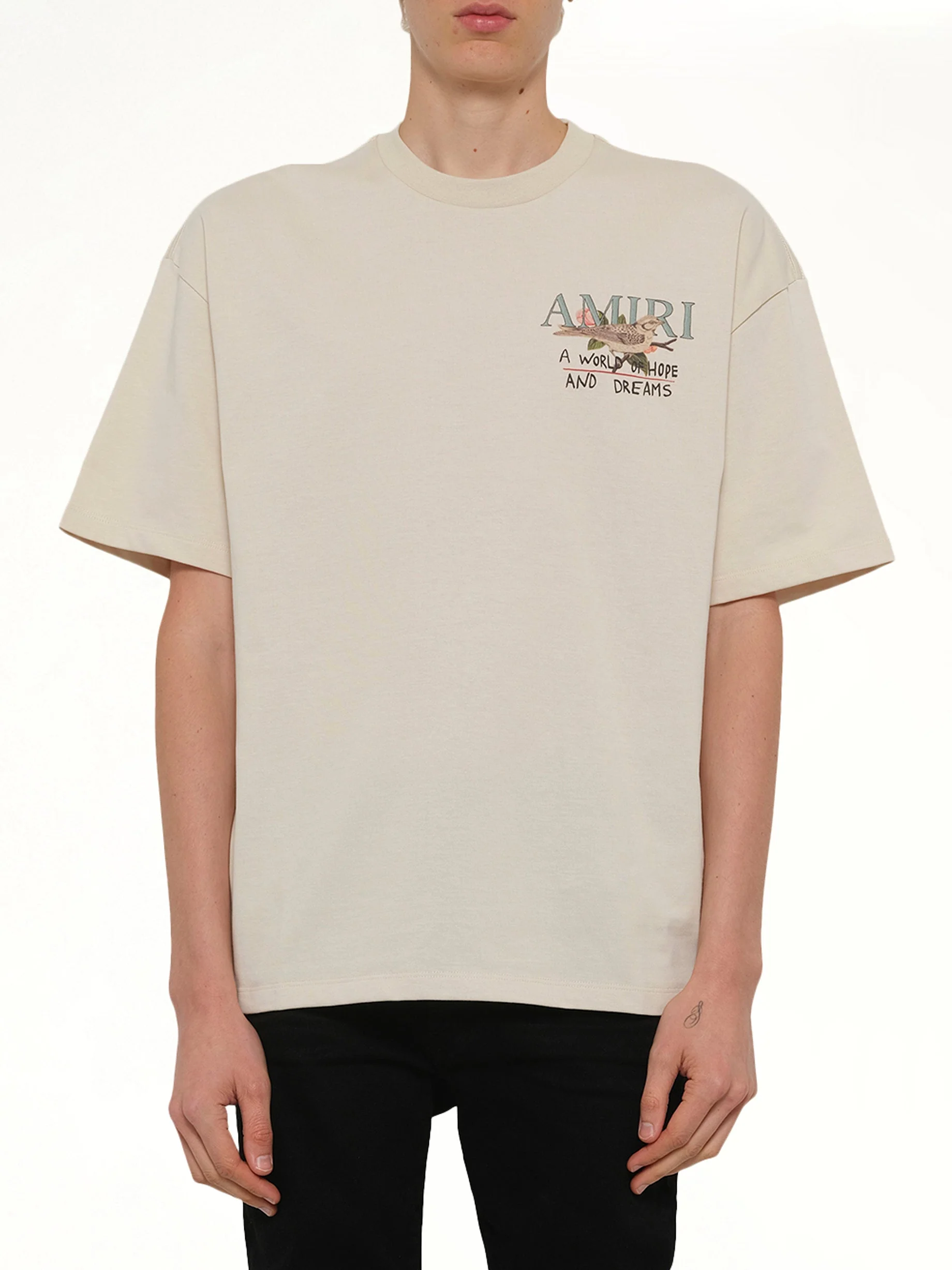 Hope and Dreams Oversized T-Shirt in Alabaster