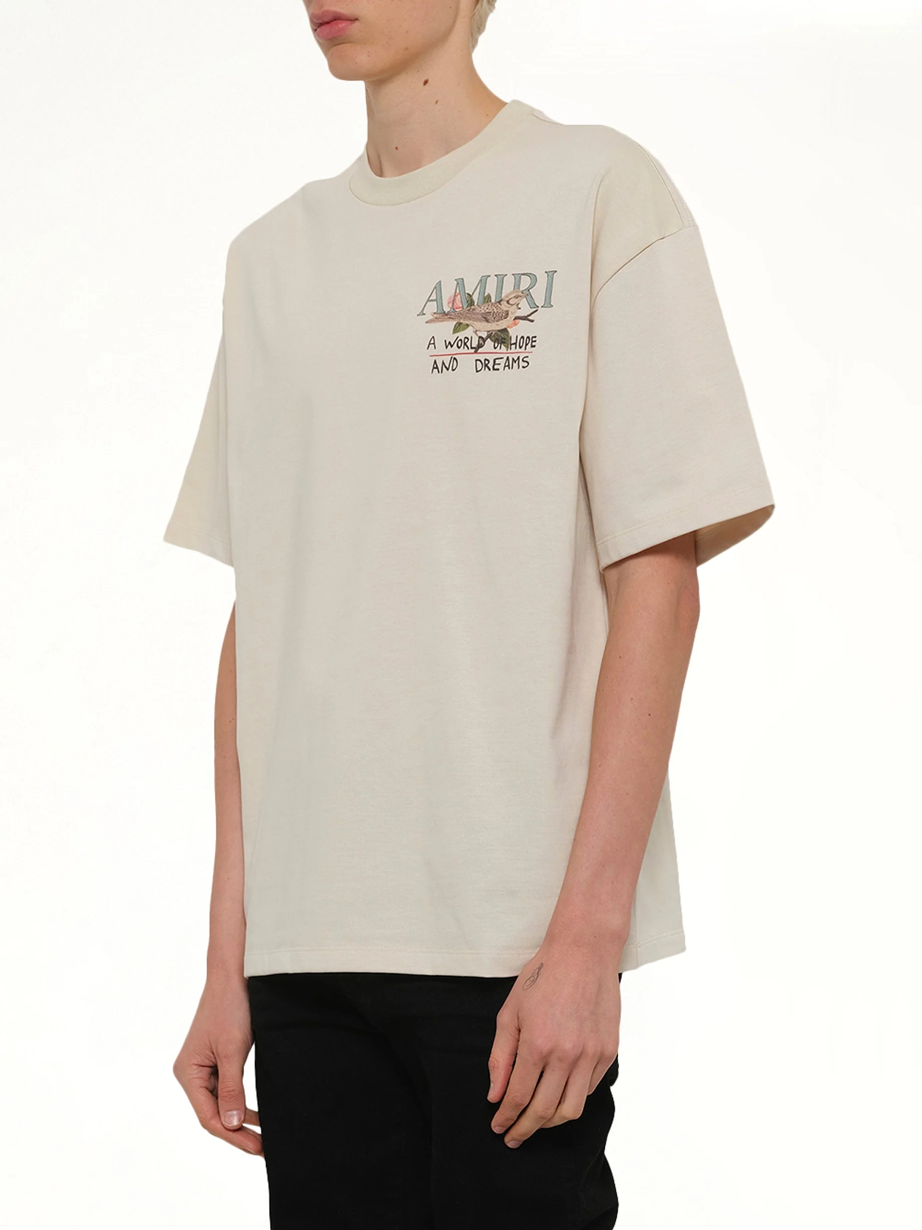 Hope and Dreams Oversized T-Shirt in Alabaster - Image 3