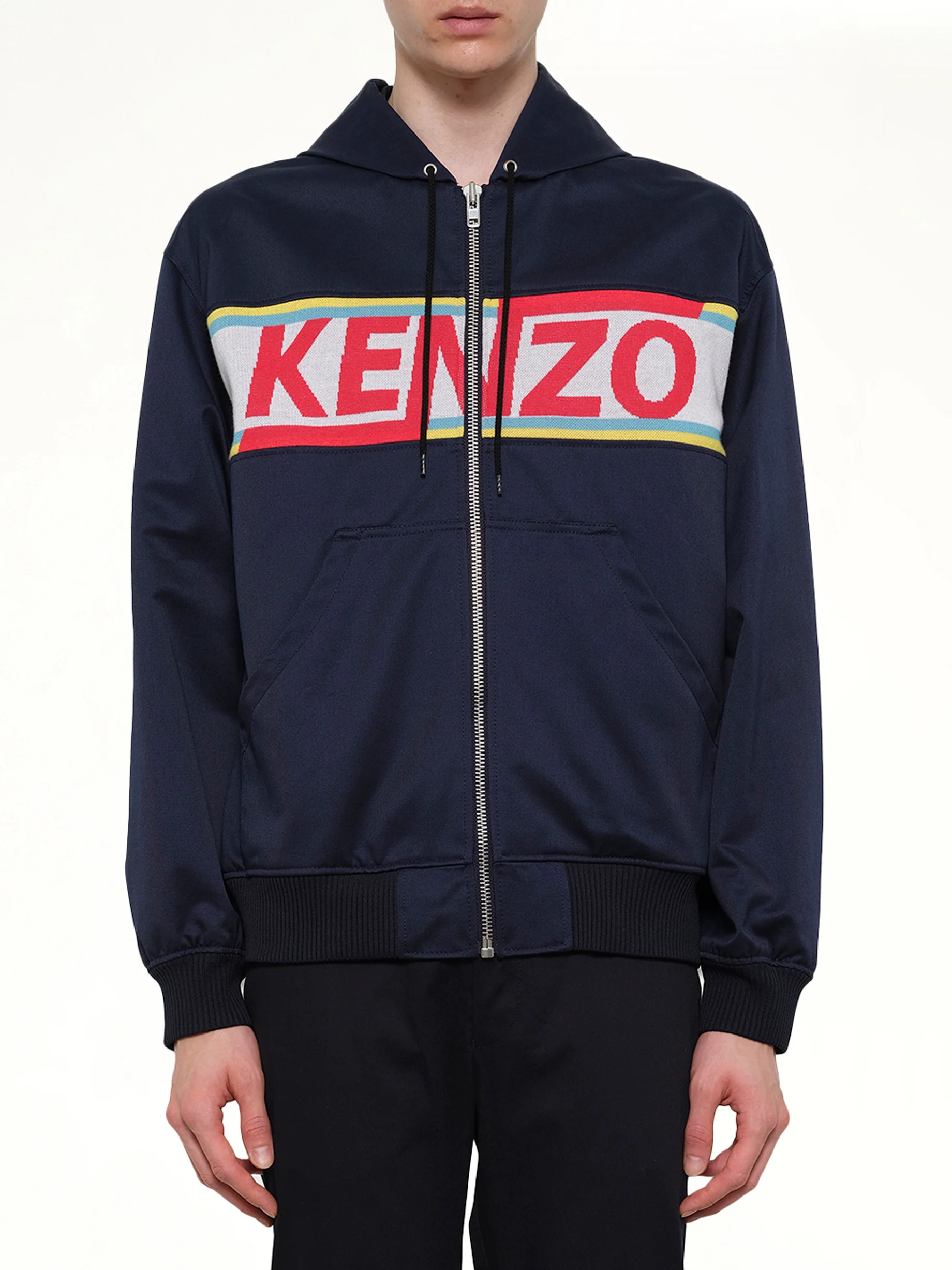 Hyper Logo Jacket in Navy