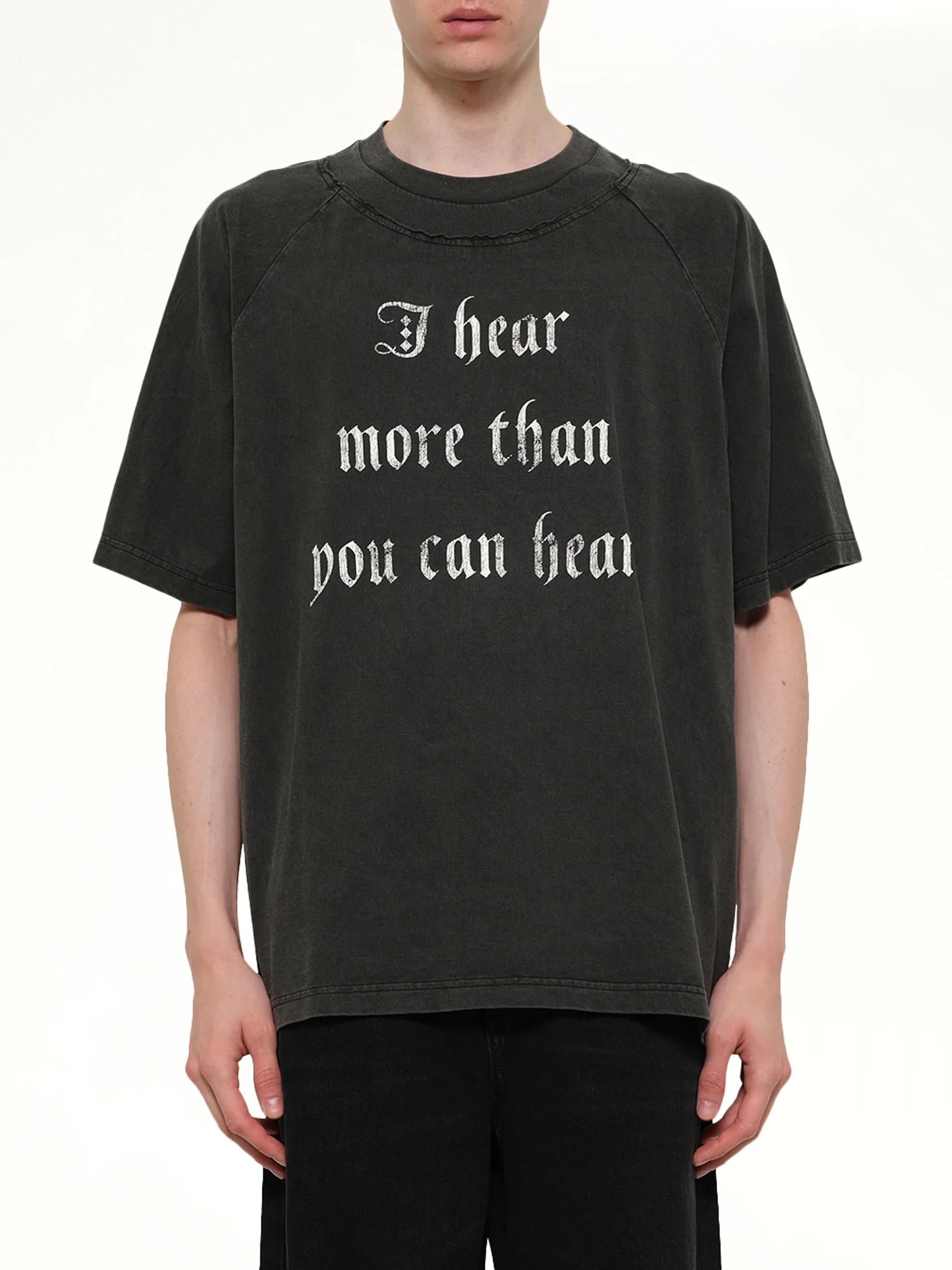 I Hear T-Shirt in Charcoal