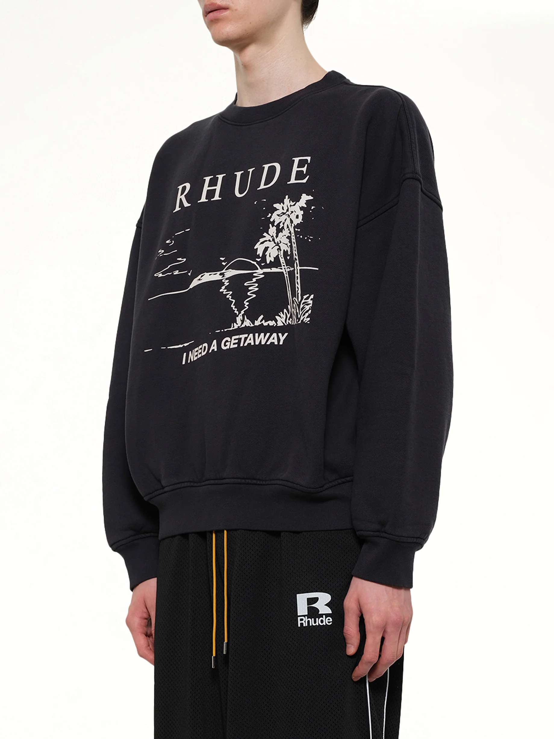 I Need A Getaway Sweatshirt in Vintage Black - Image 3