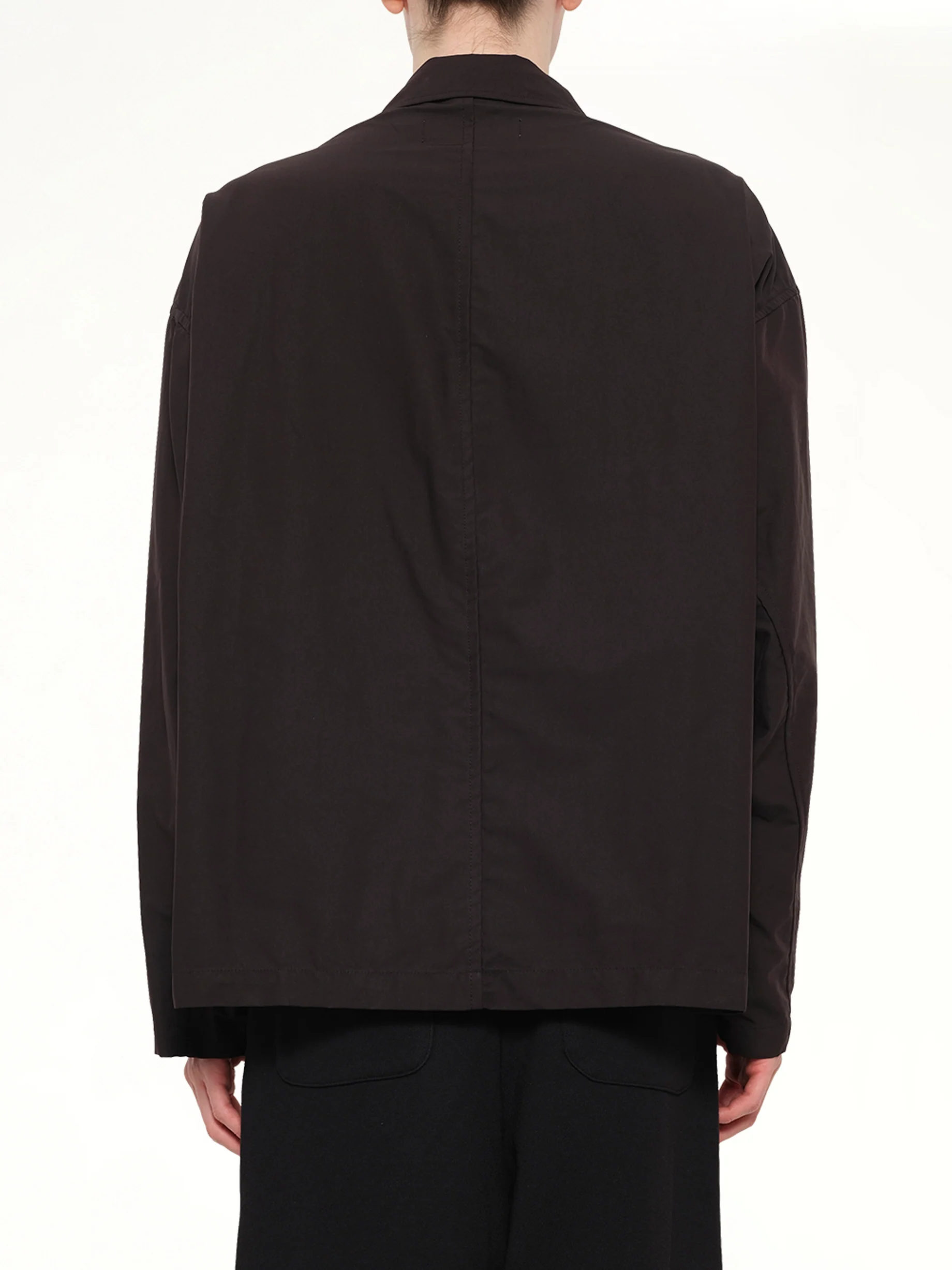 Instrumental Back Twill Zip Blouson in Black - Image 5