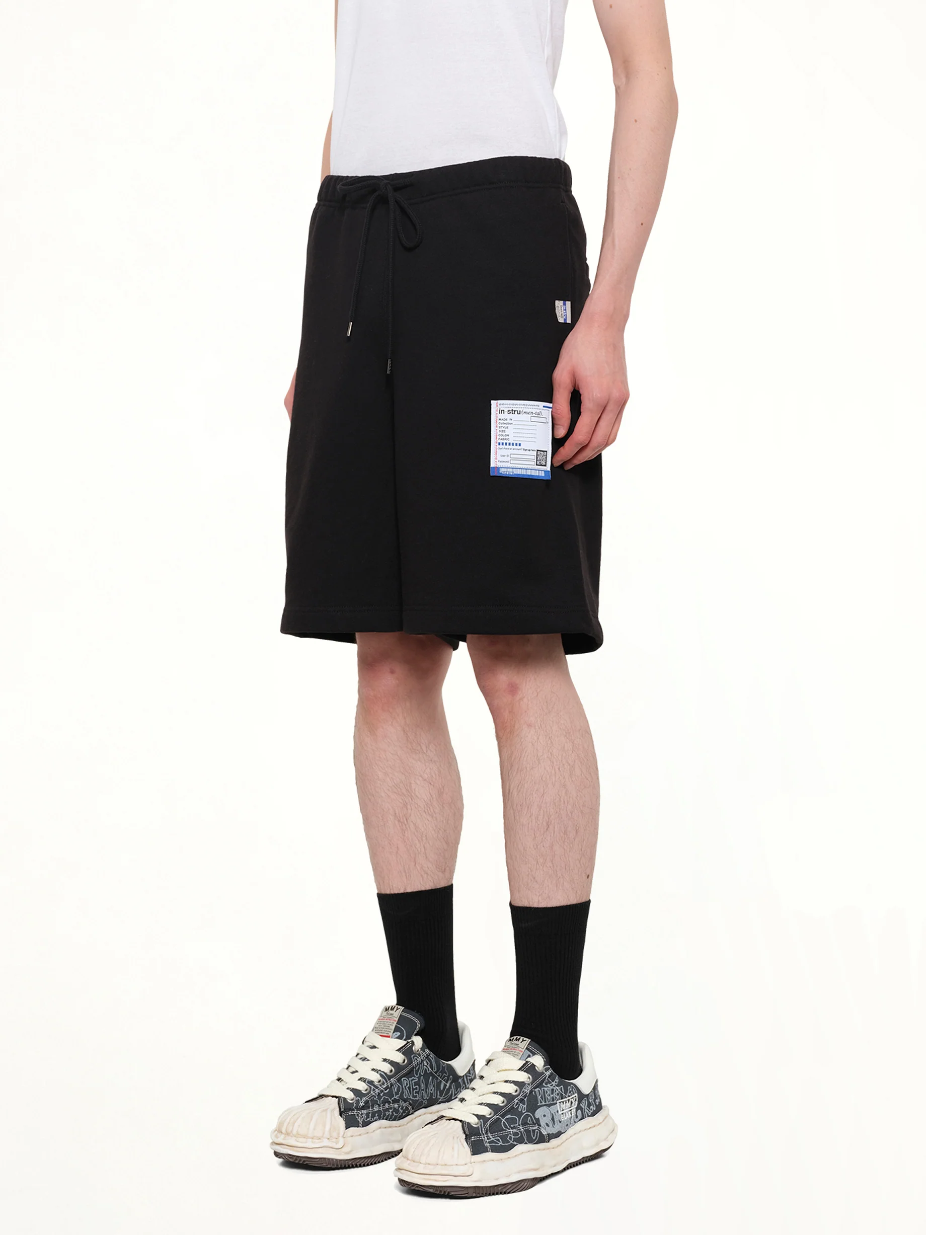 Instrumental Heavy Weight Easy Shorts in Black - Image 3