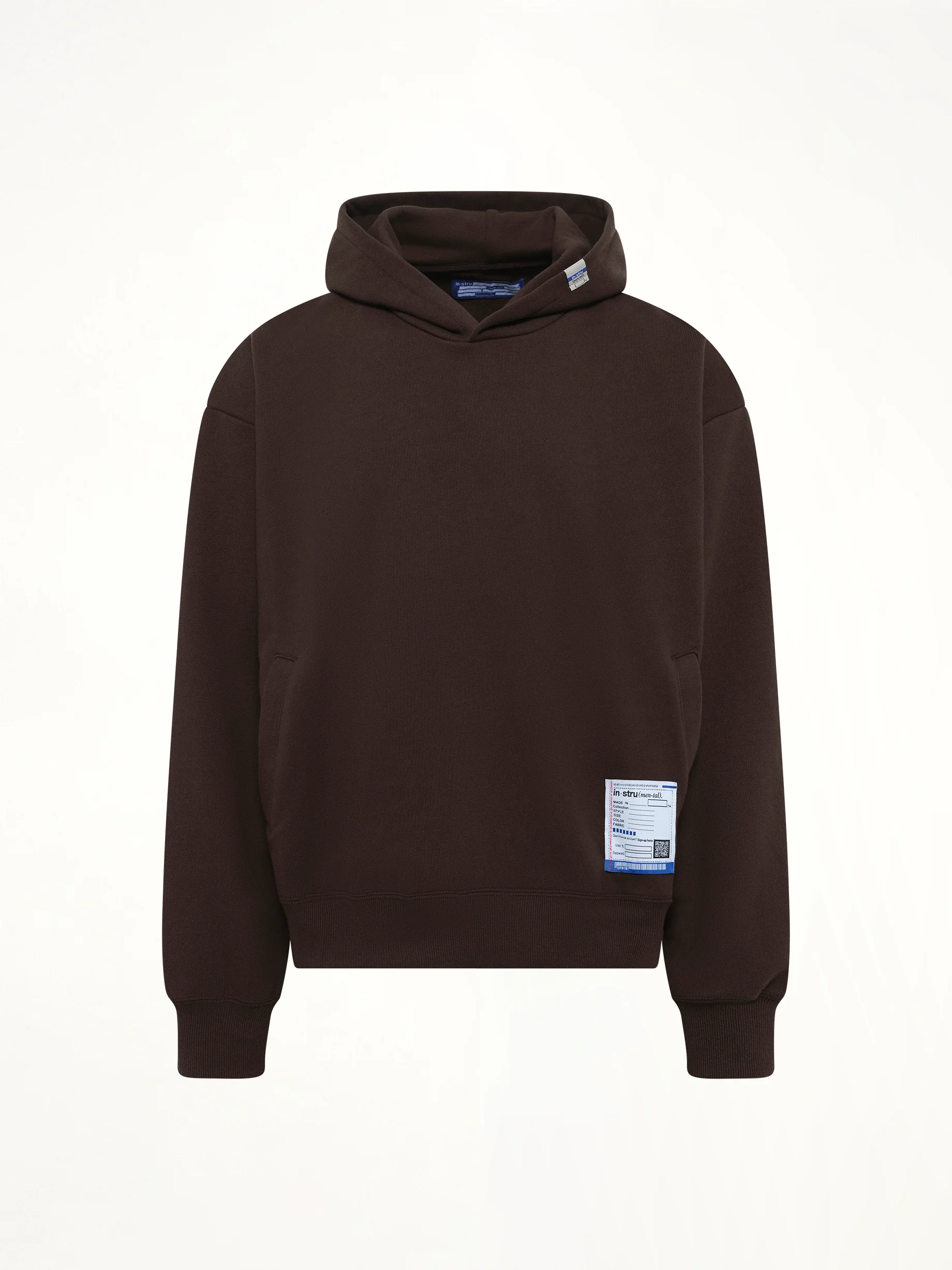 Instrumental Heavy Weight Hoodie in Brown - Image 2