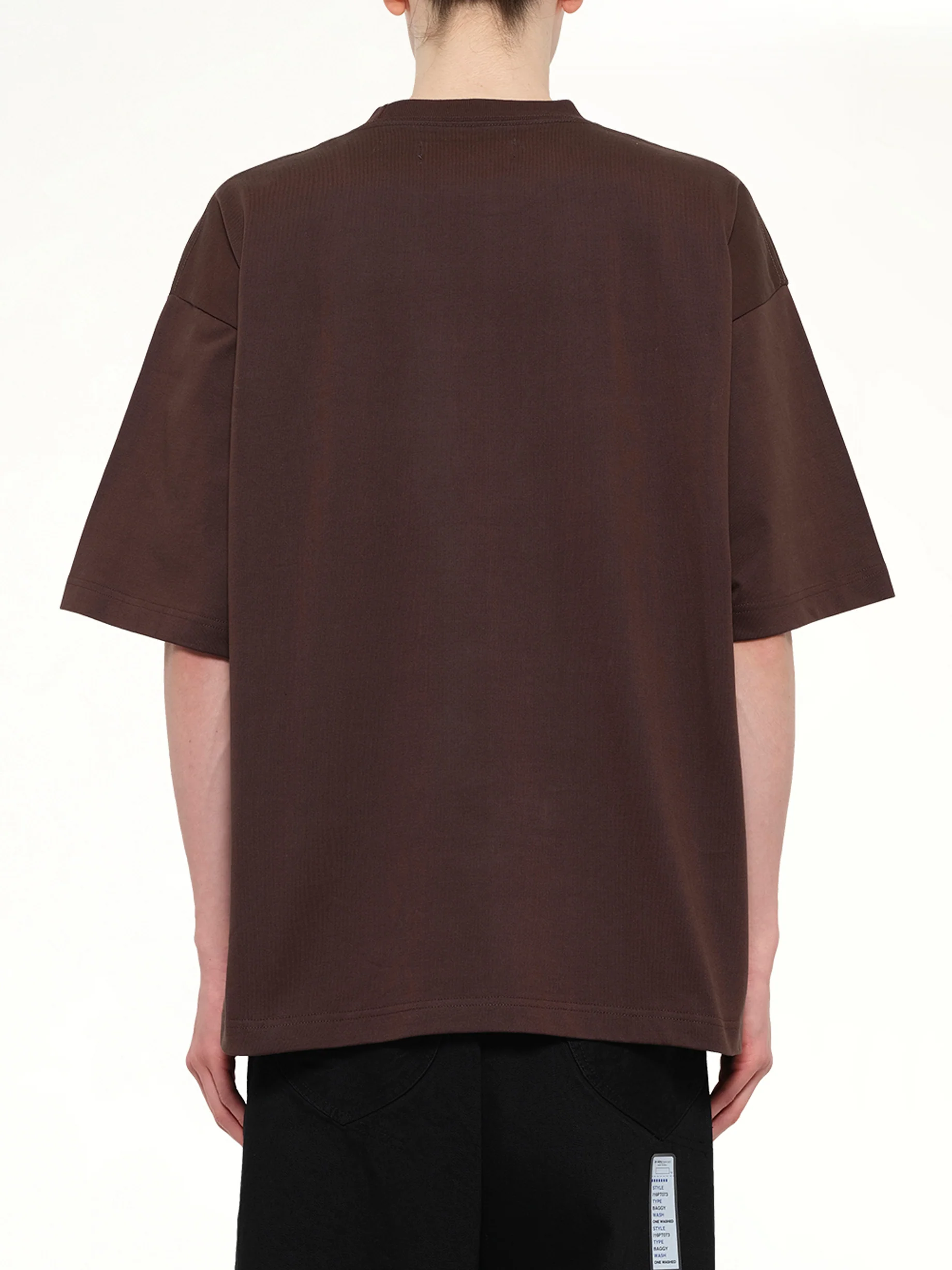 Instrumental Heavy Weight Pocket T-Shirt in Brown - Image 5