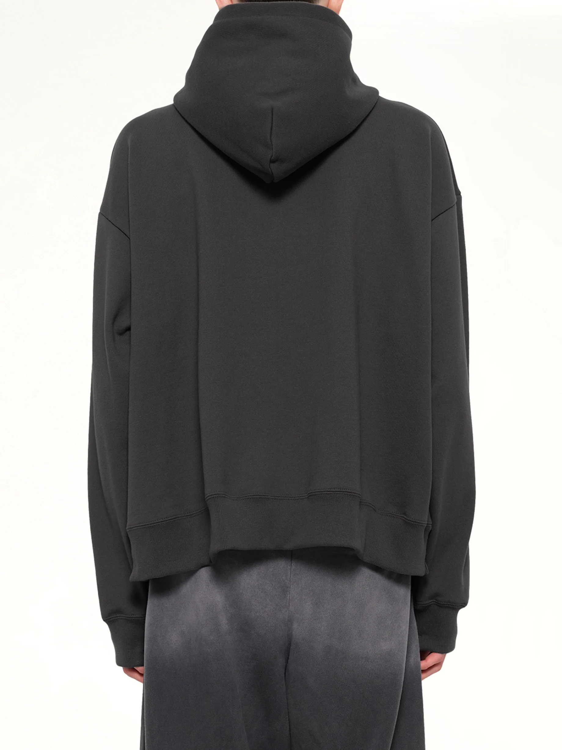 Instrumental Heavy Weight Zip Hoodie in Dark Gray - Image 5