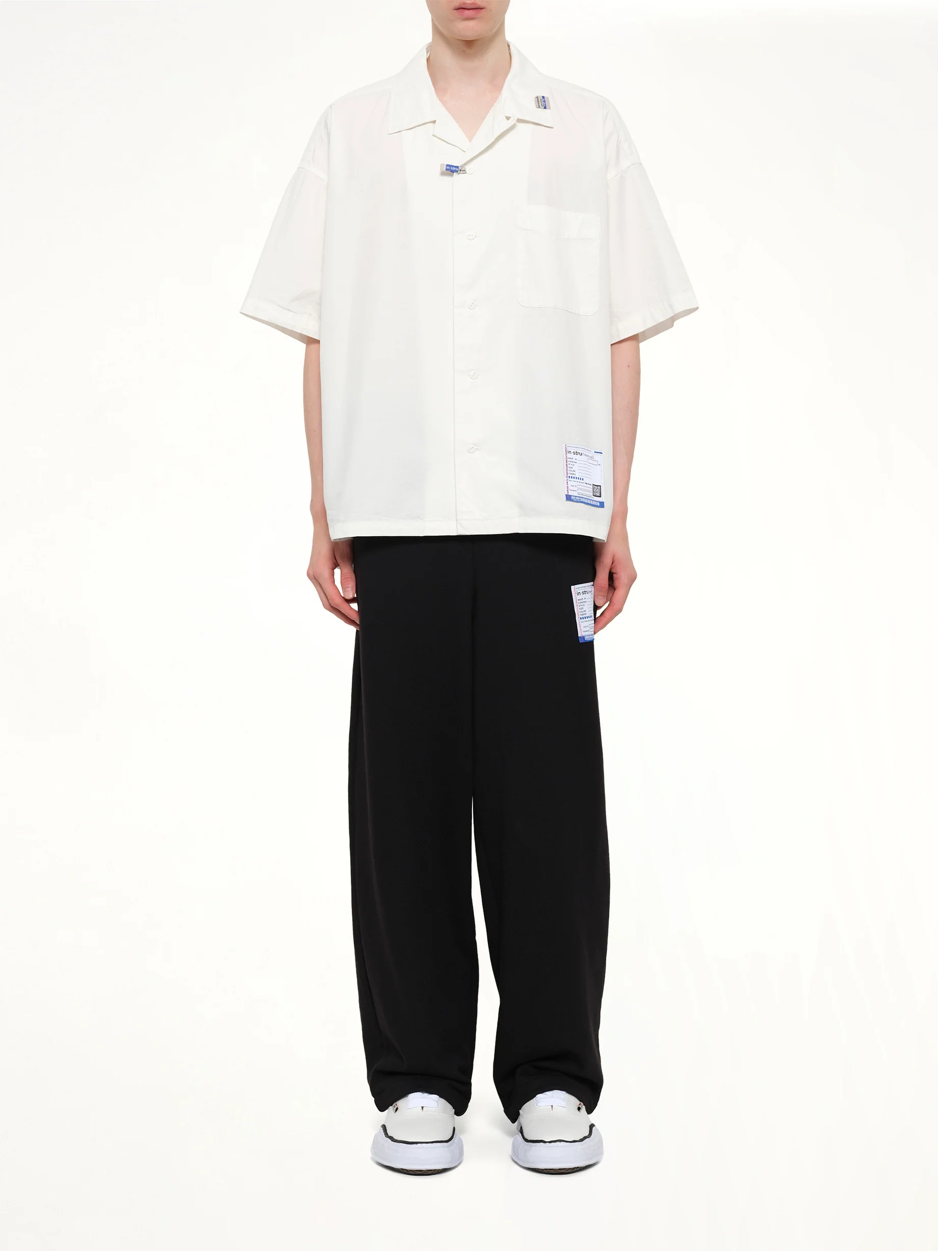 Instrumental High Density OX Shirts in White - Image 7
