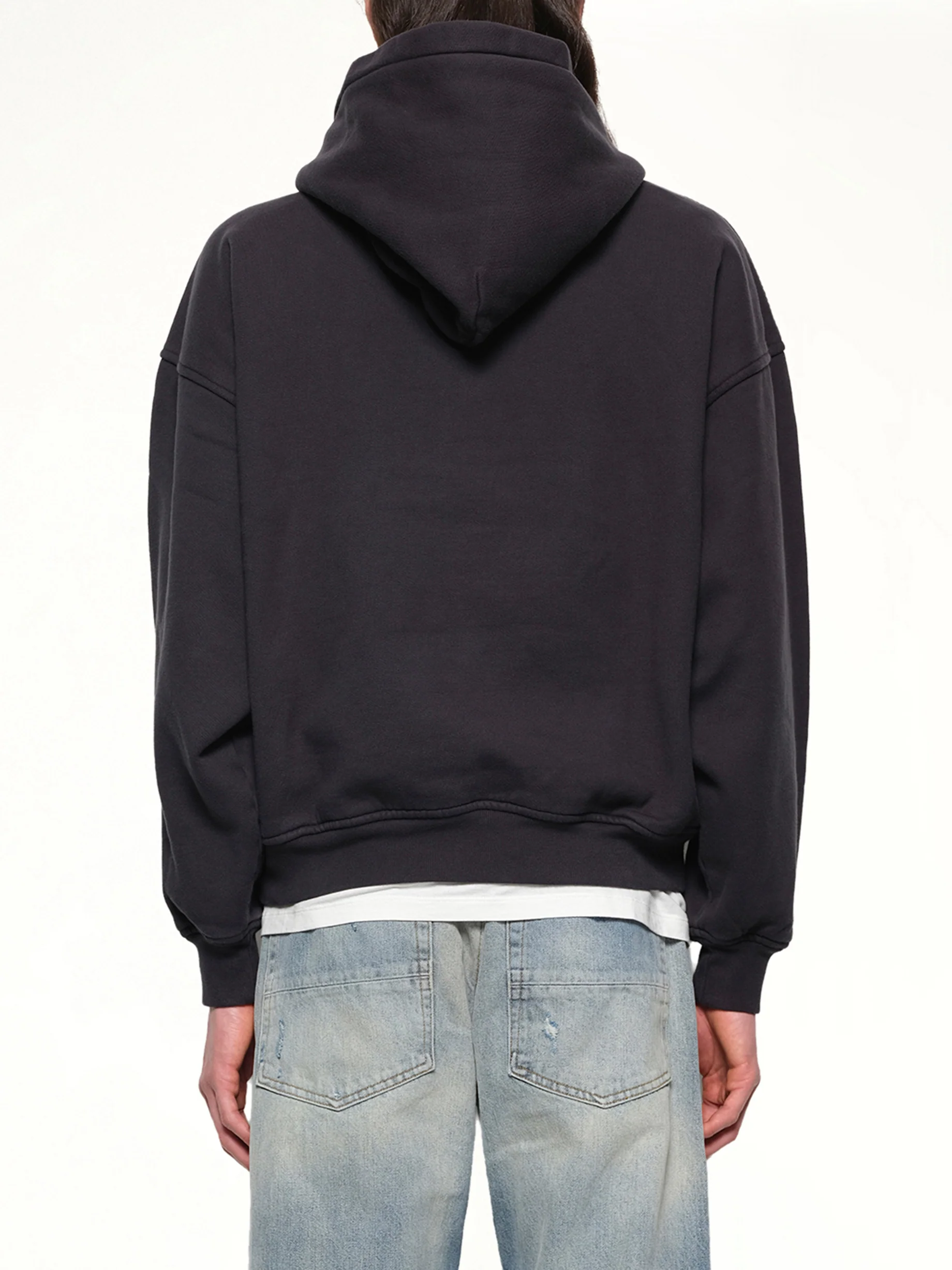 International Racing Logo Hoodie in Vintage Black - Image 5