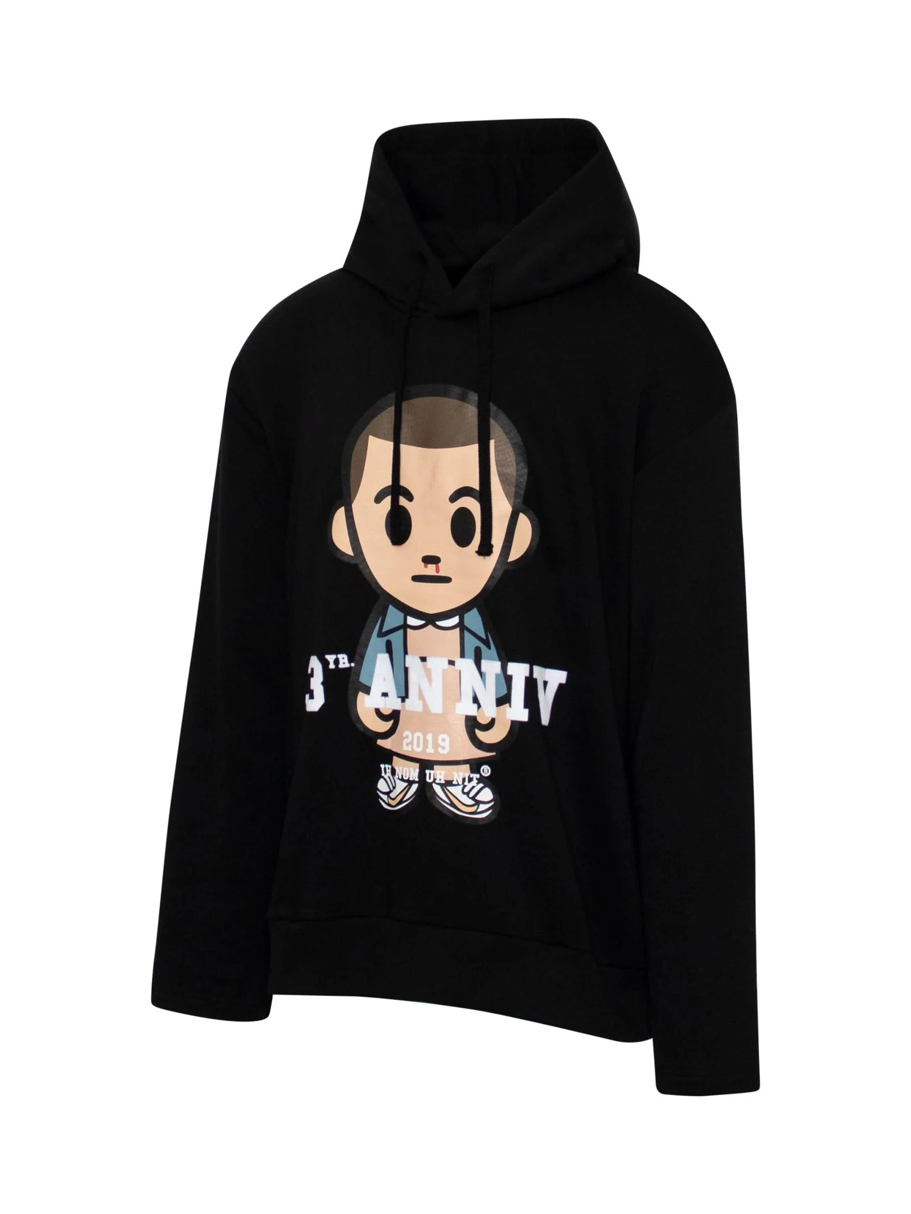 Big 3 Eleven Hoodie in Black - Image 2