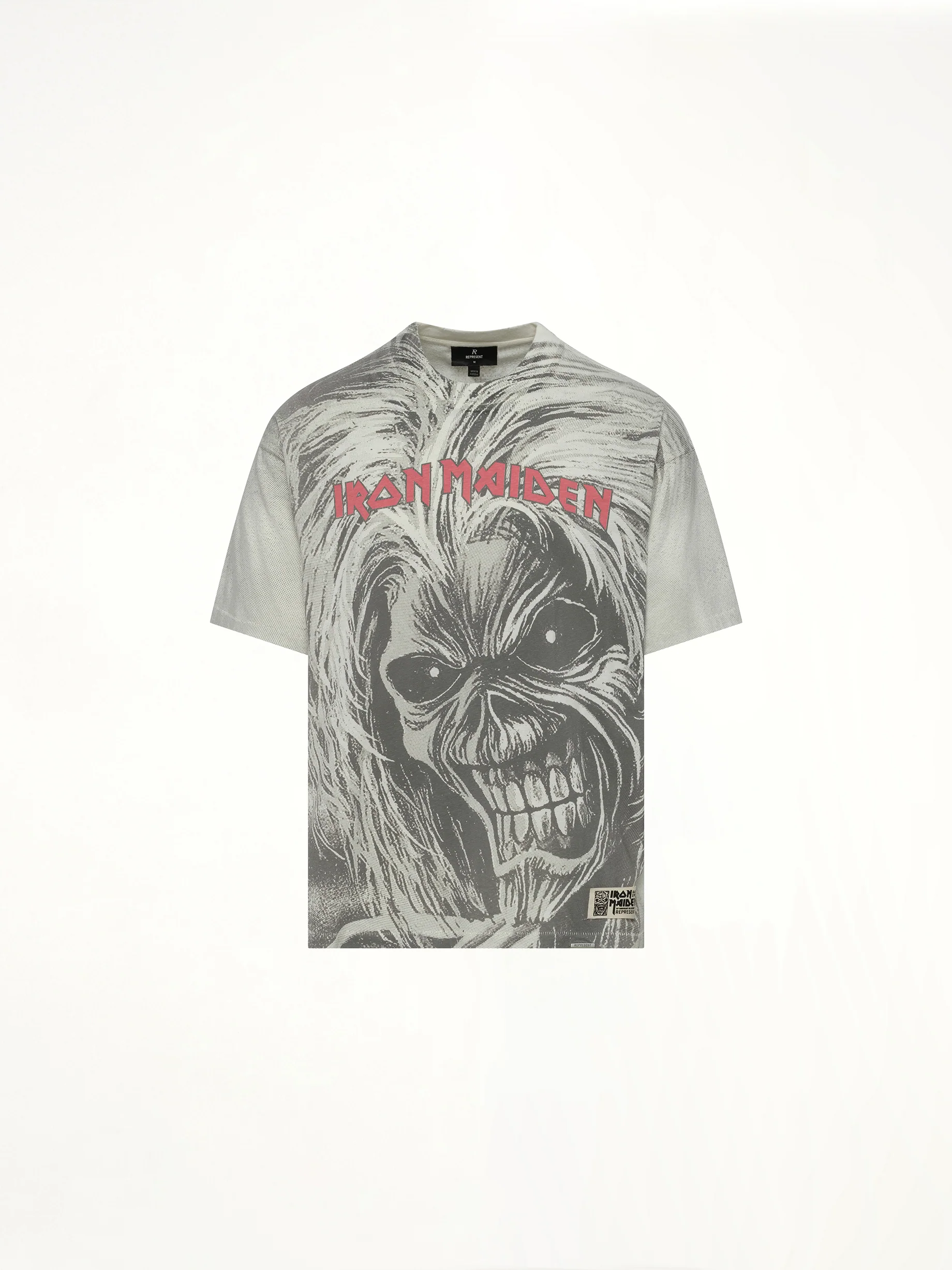 Iron Maiden Killers T-Shirt in Flat White - Image 2