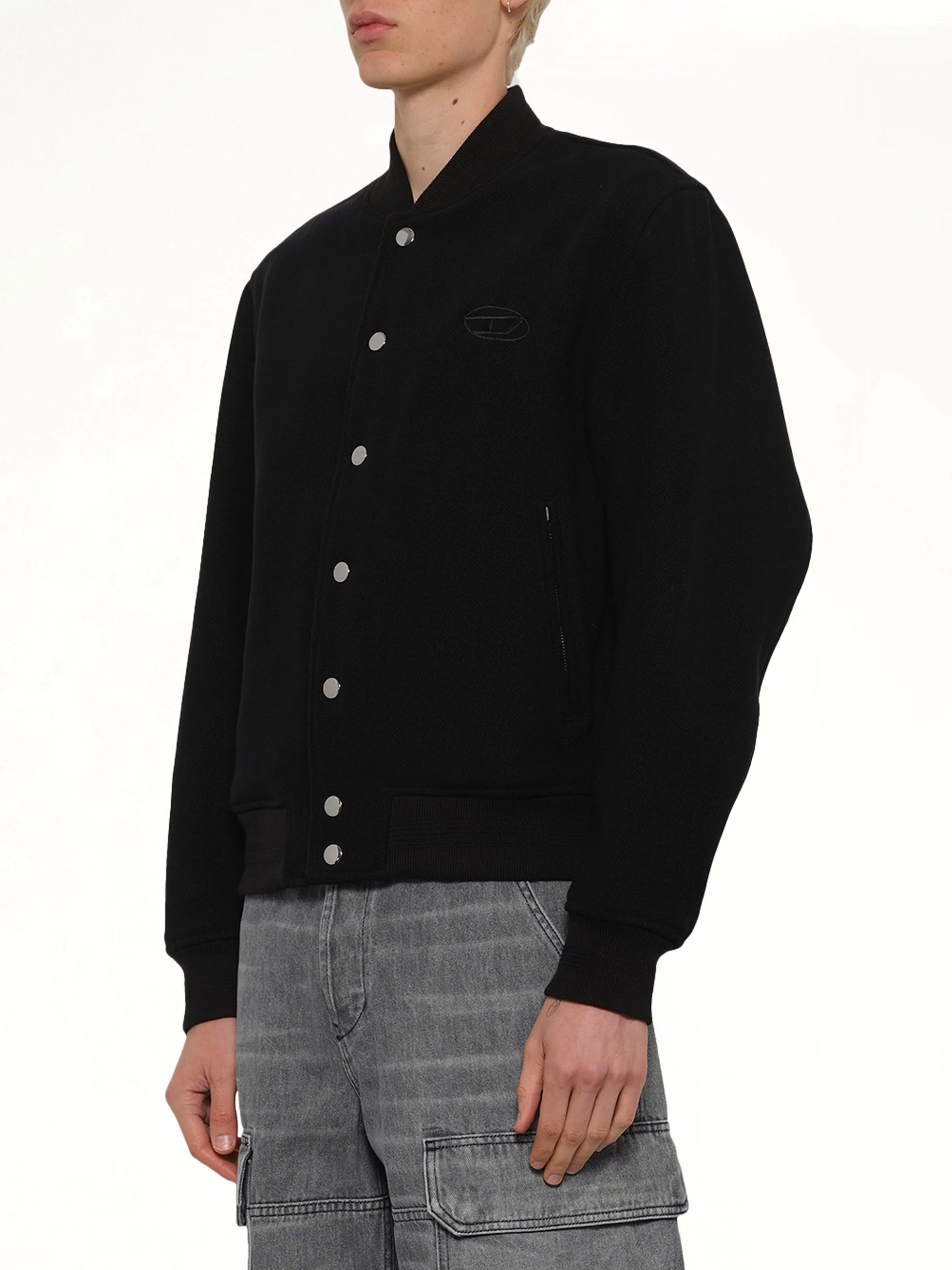 J-ARRY-WRD Bomber Jacket in Black - Image 3