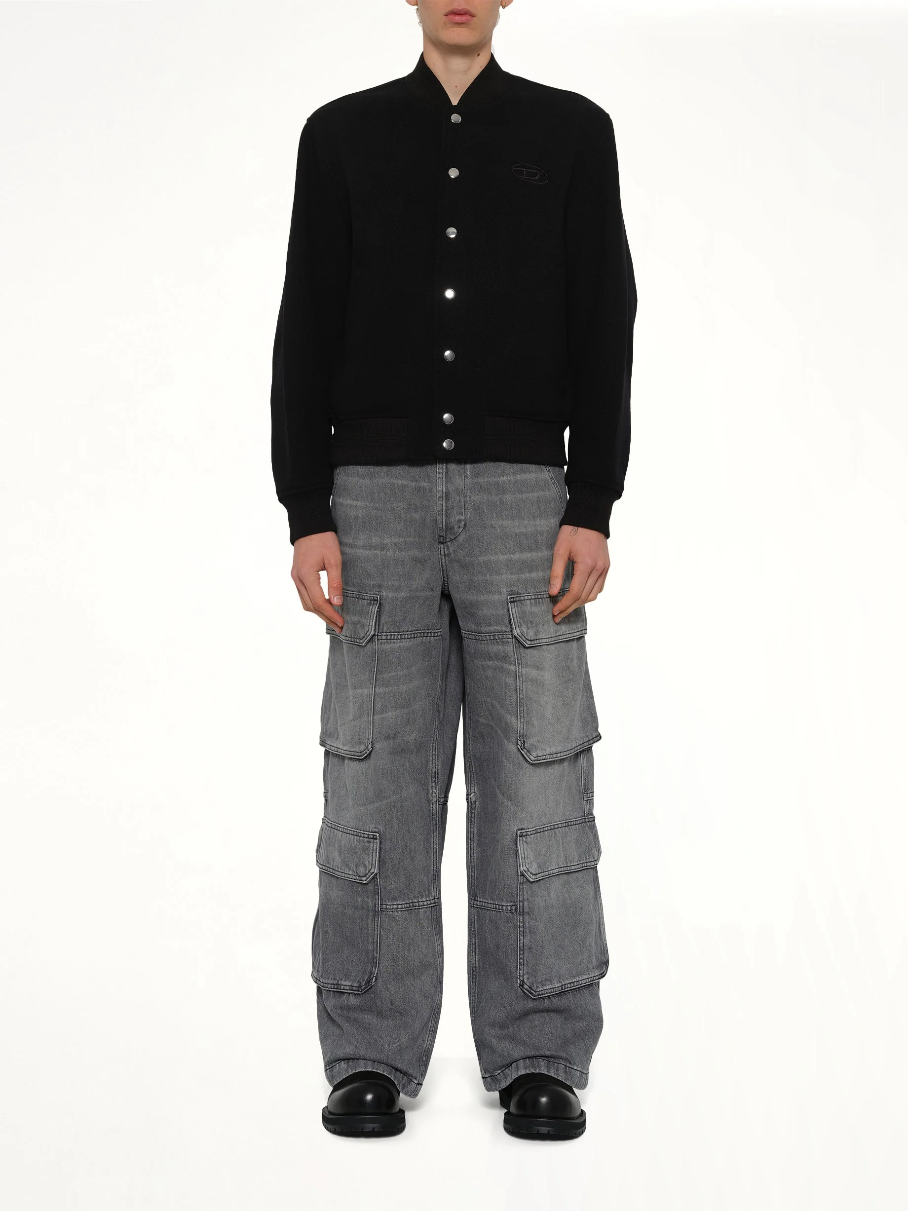J-ARRY-WRD Bomber Jacket in Black - Image 7