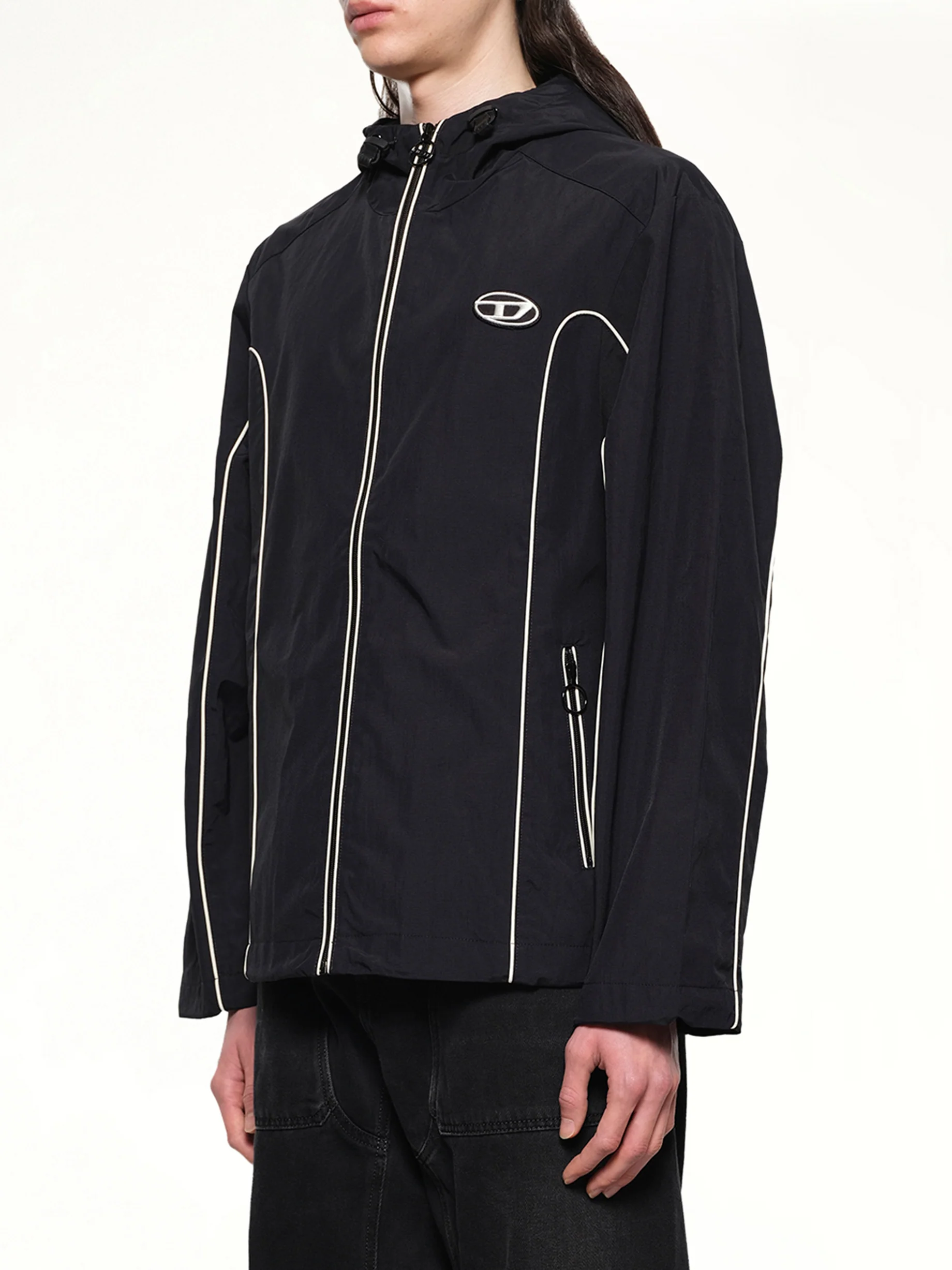 J-HIVES Windbreaker in Black - Image 3