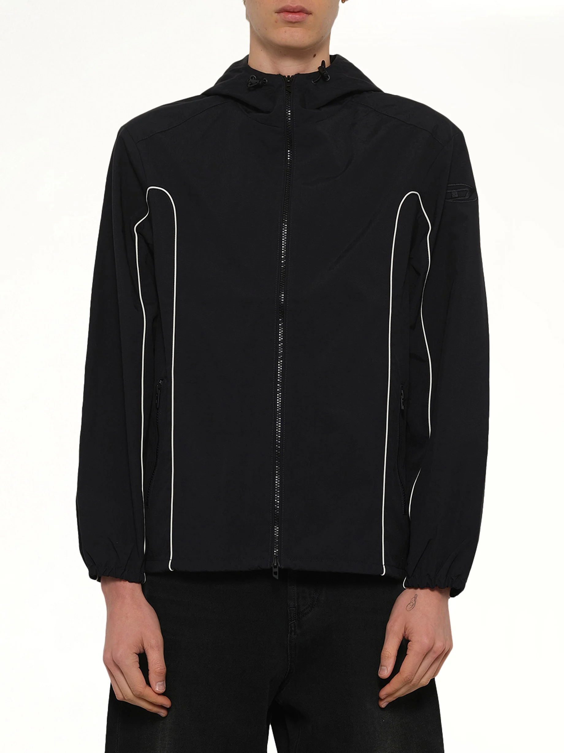 J-HIVES-WRD Jacket in Black