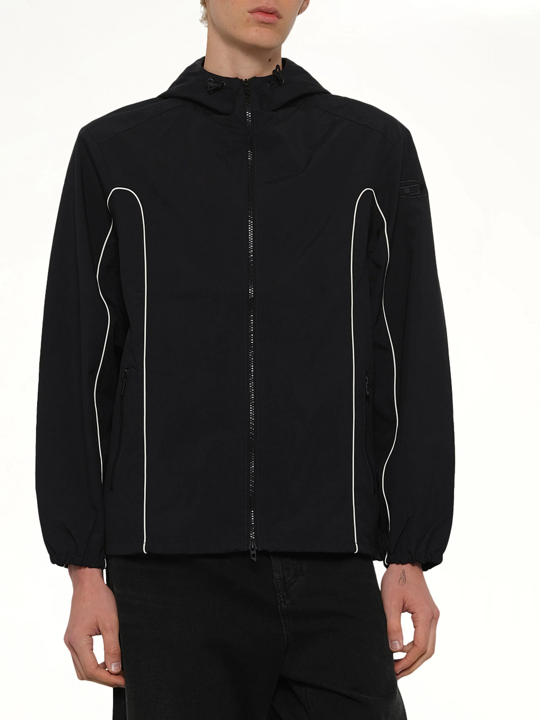 J-HIVES-WRD Jacket in Black - Image 6