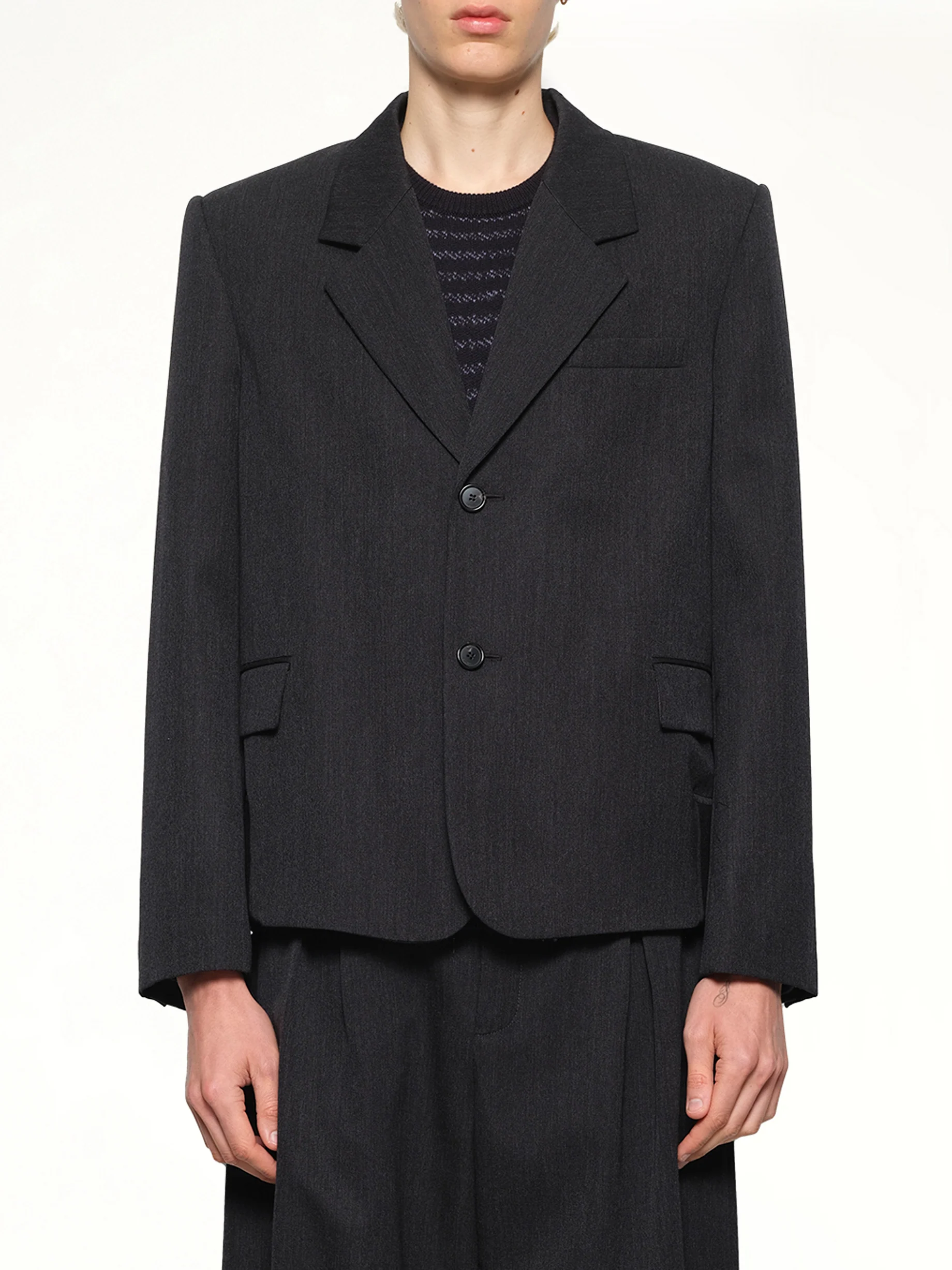 Wool Jacket in Grey