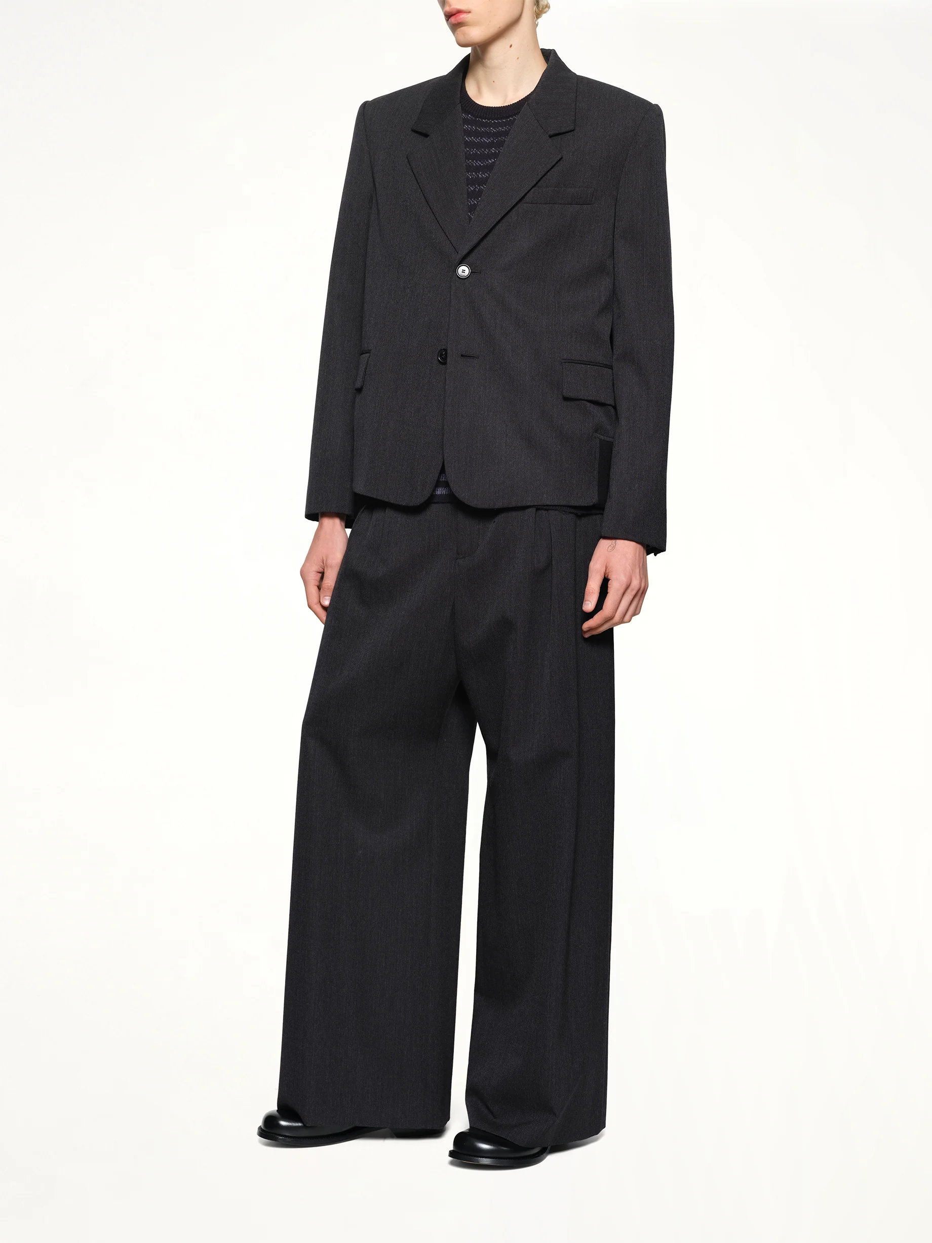 Wool Jacket in Grey - Image 4