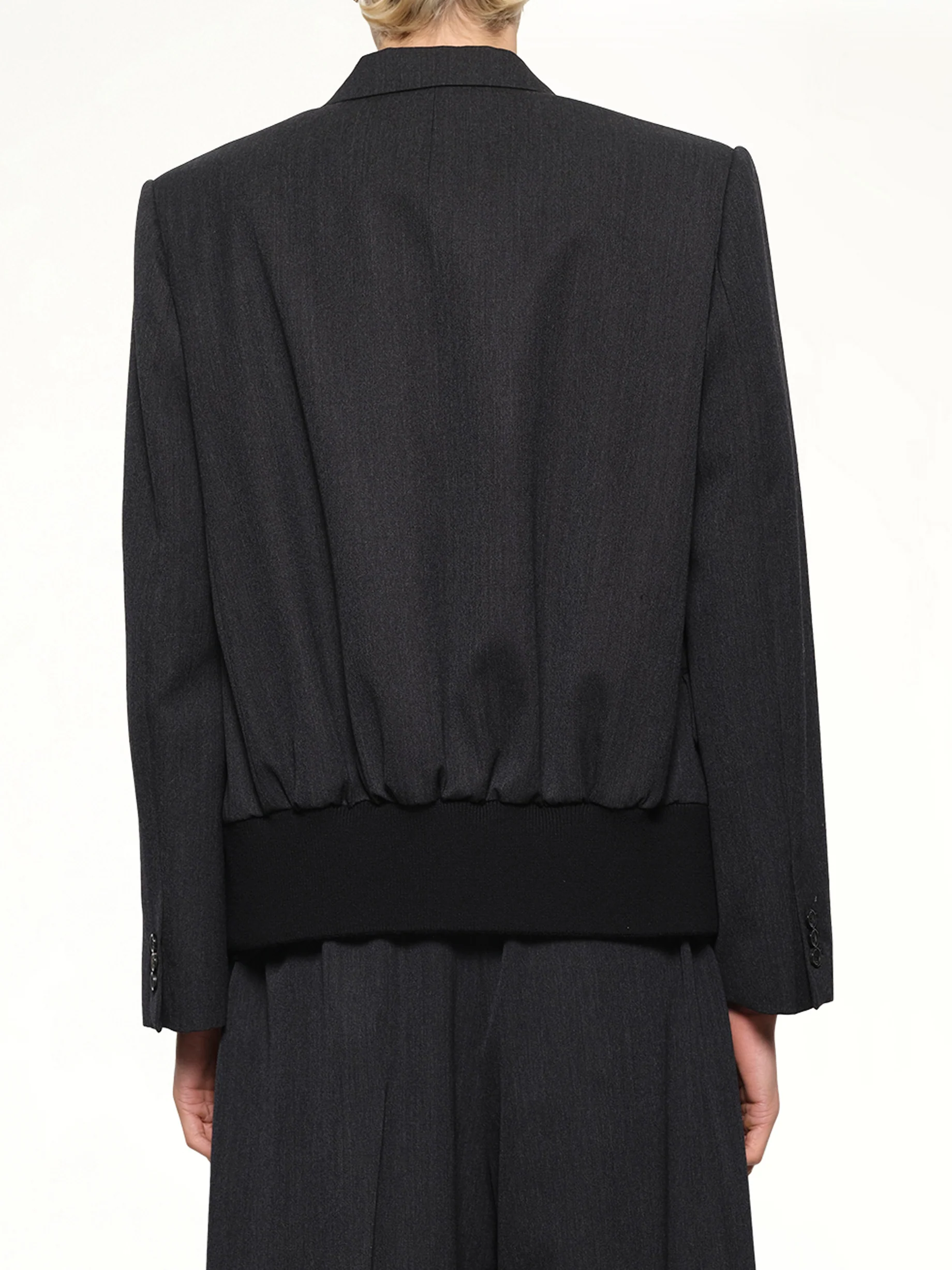 Wool Jacket in Grey - Image 5