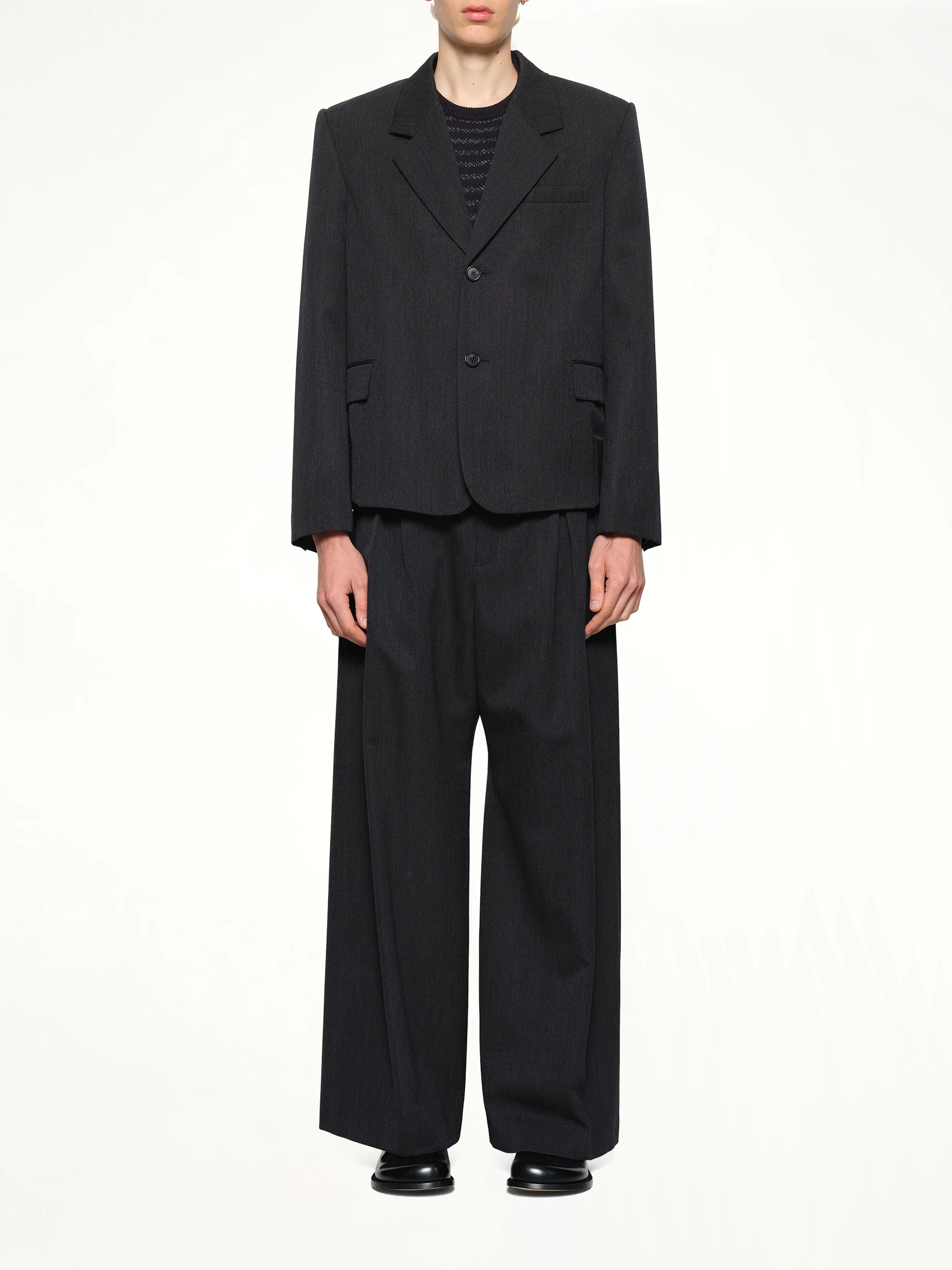 Wool Jacket in Grey - Image 7