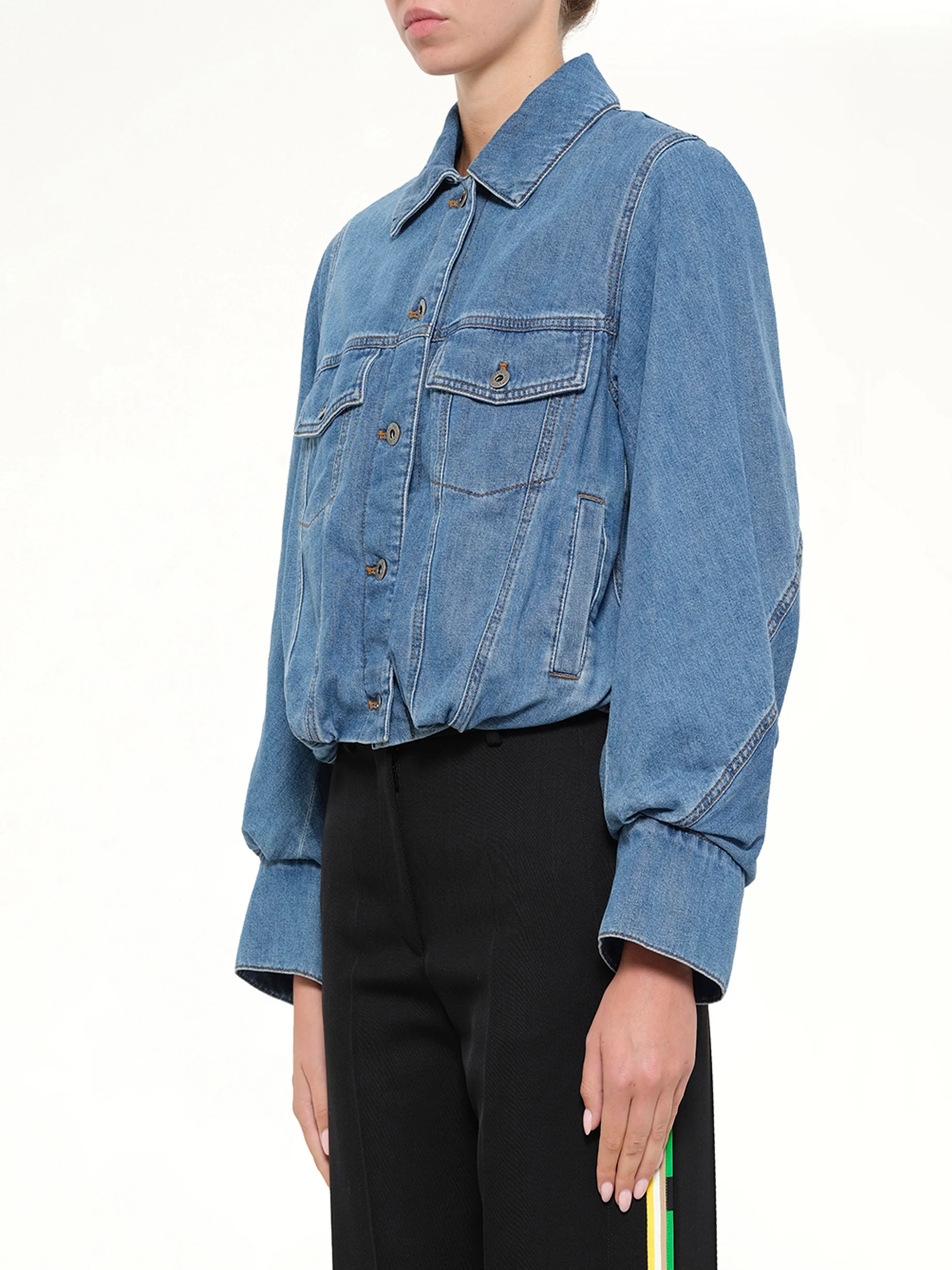 Jacket in Light Blue - Image 3