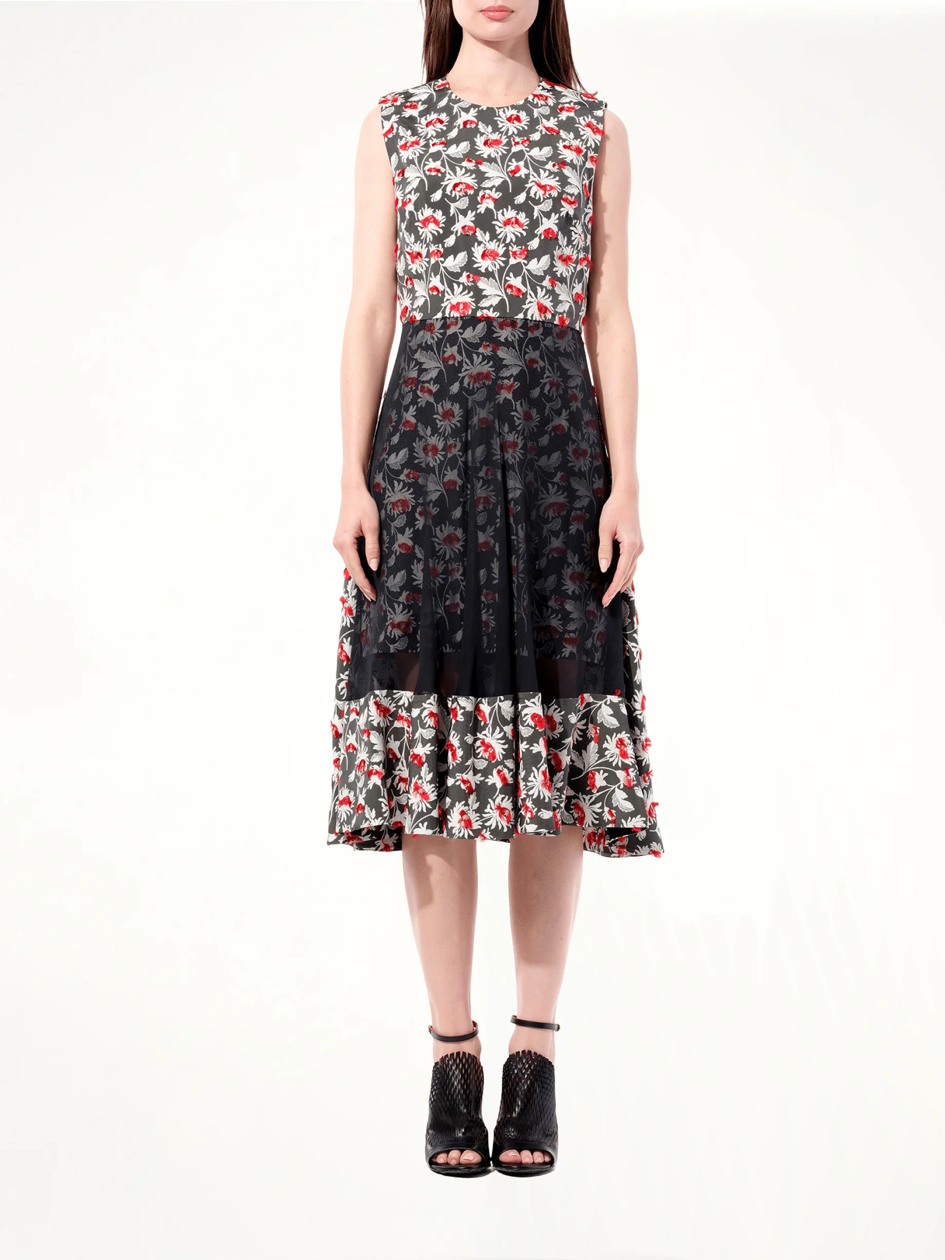 Jacquard Dress in Multicolor - Image 4
