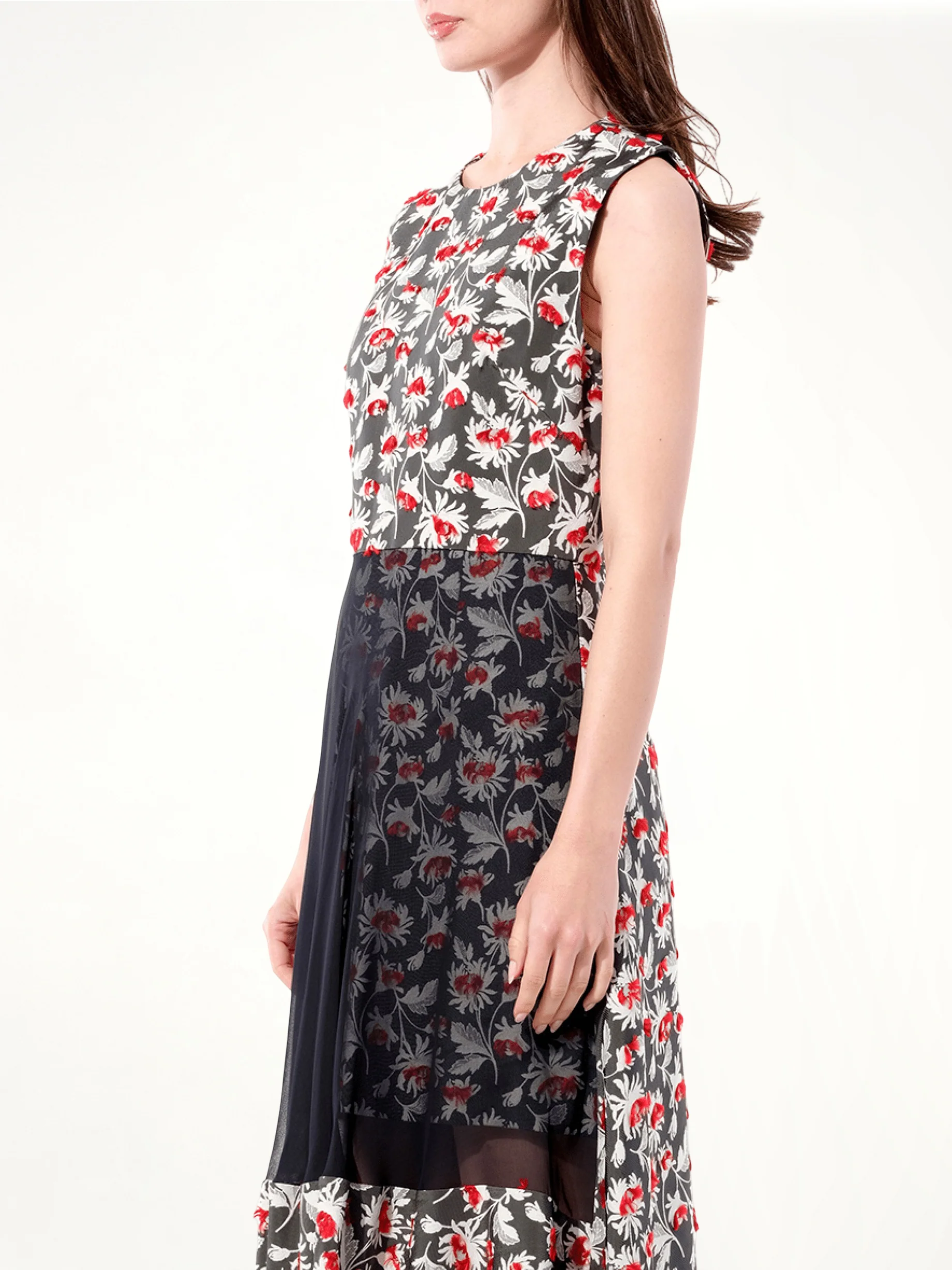 Jacquard Dress in Multicolor - Image 5