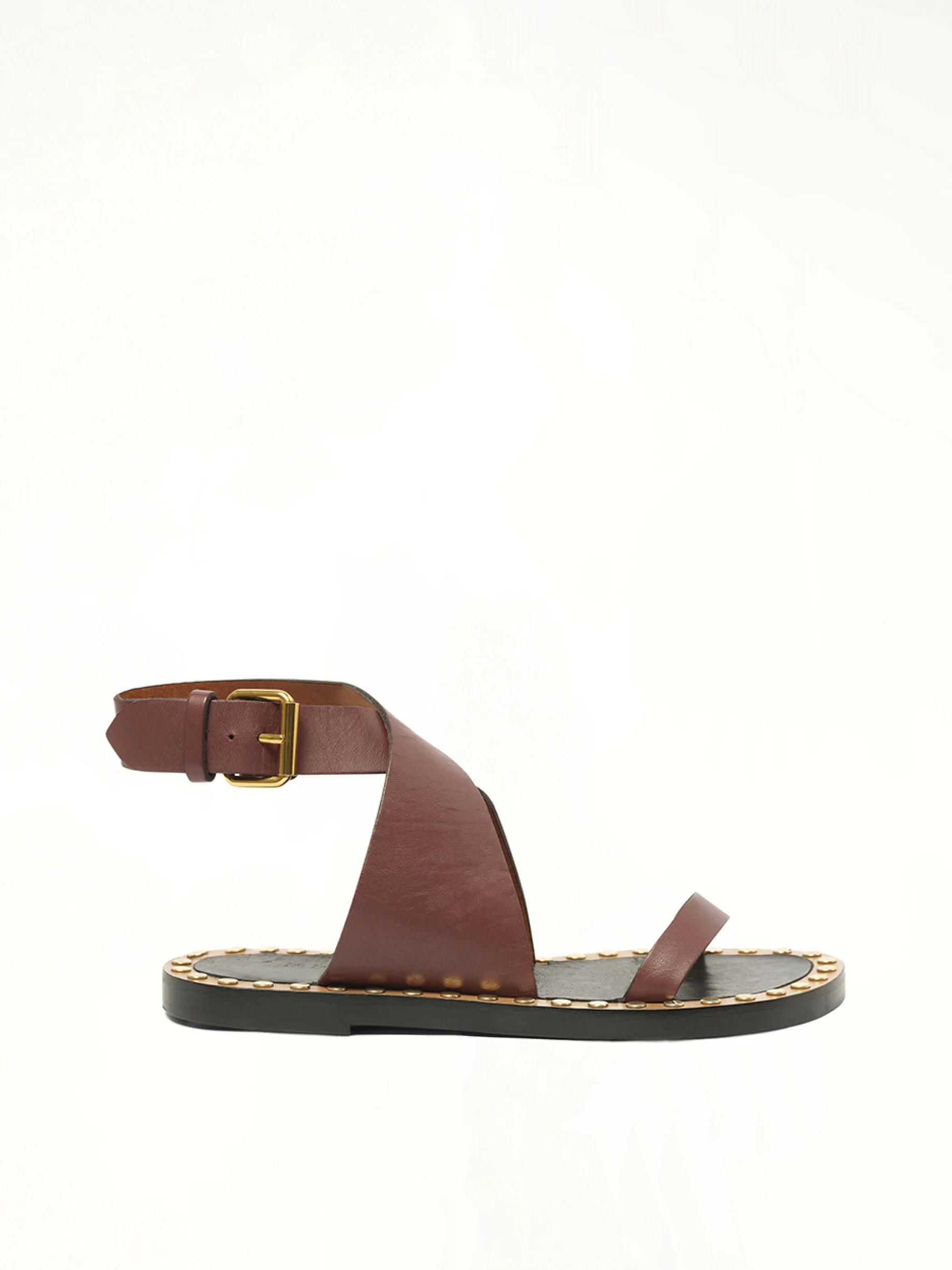 Janis Sandals in Burgundy