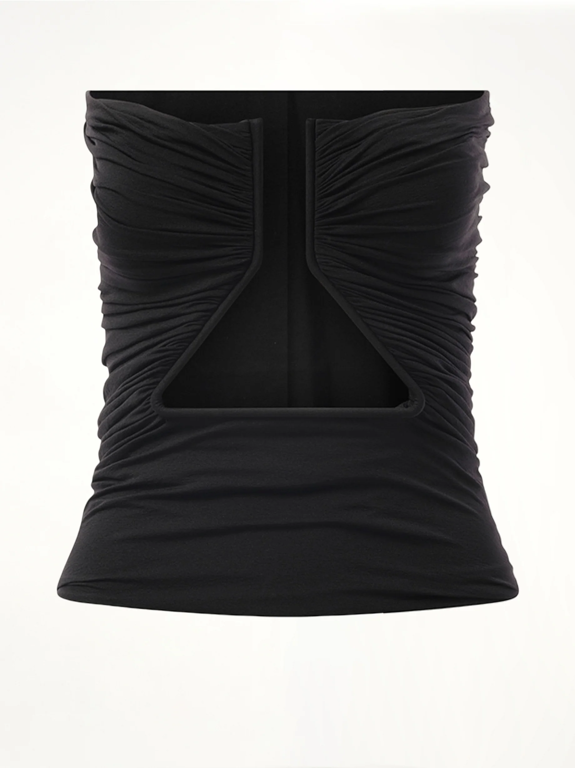 Jersey Prong Bustier in Black - Image 2