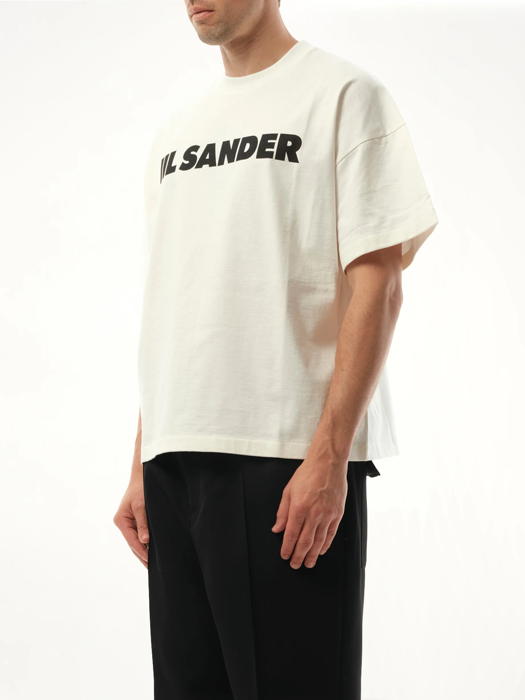 Jil Sander Logo T-Shirt in Porcelain - Image 5