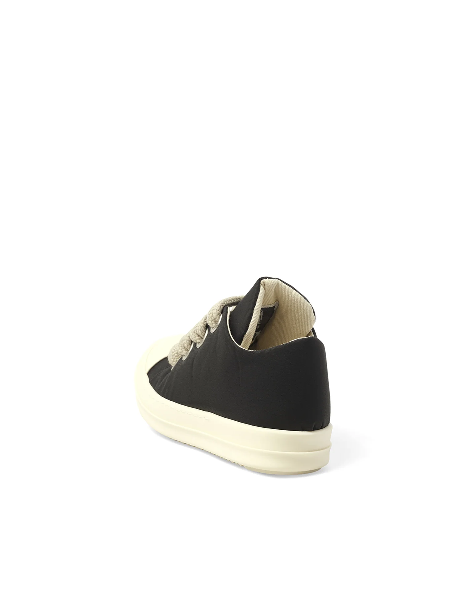 Jumbo Lace Puffer Low Sneaks in Black/Milk - Image 3