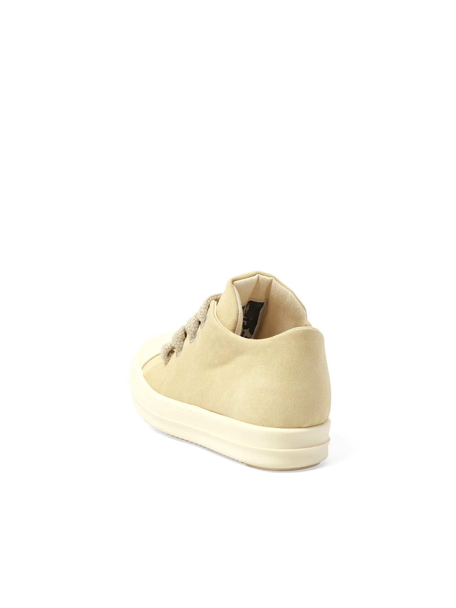 Jumbo Lace Puffer Low Sneaks in Parchment/Milk - Image 3