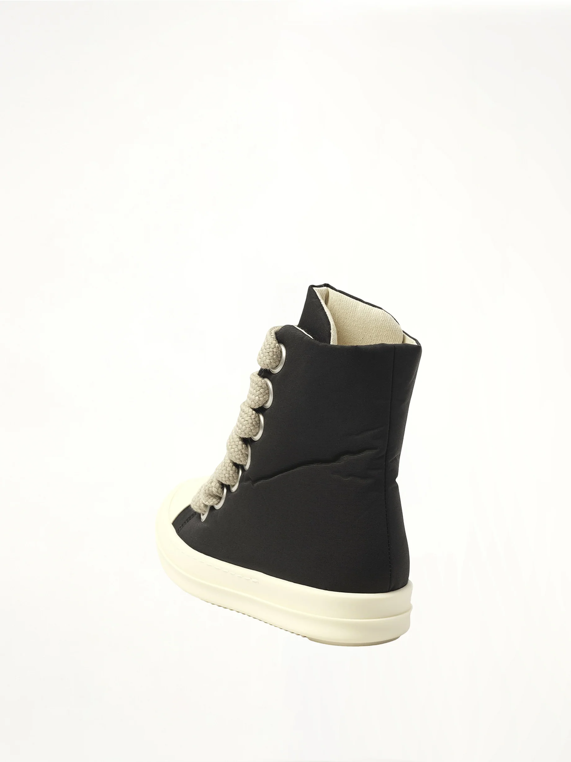 Jumbo Lace Puffer Sneaks in Black/Milk - Image 3