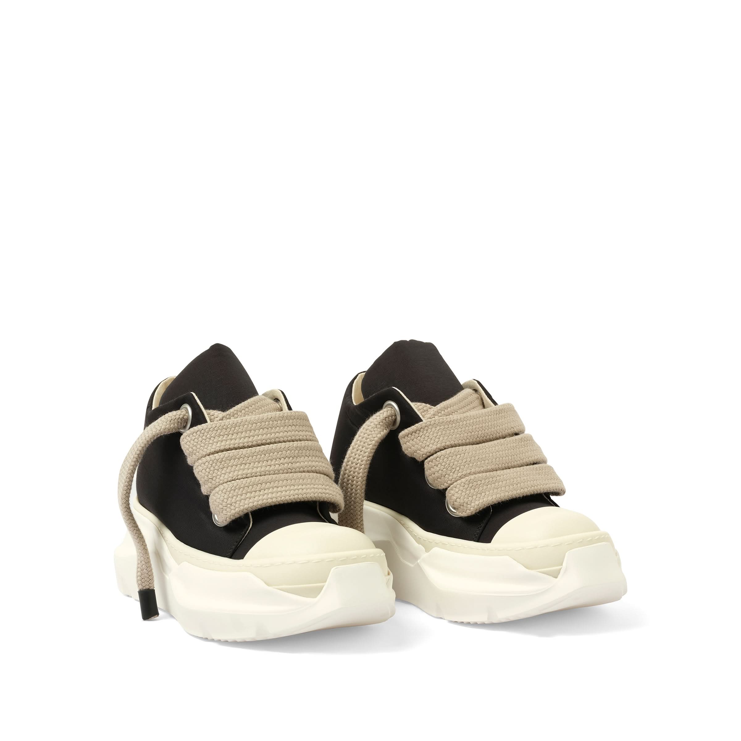 Jumbo Laced Abstract Low Sneaks in Black/Pearl - Image 2