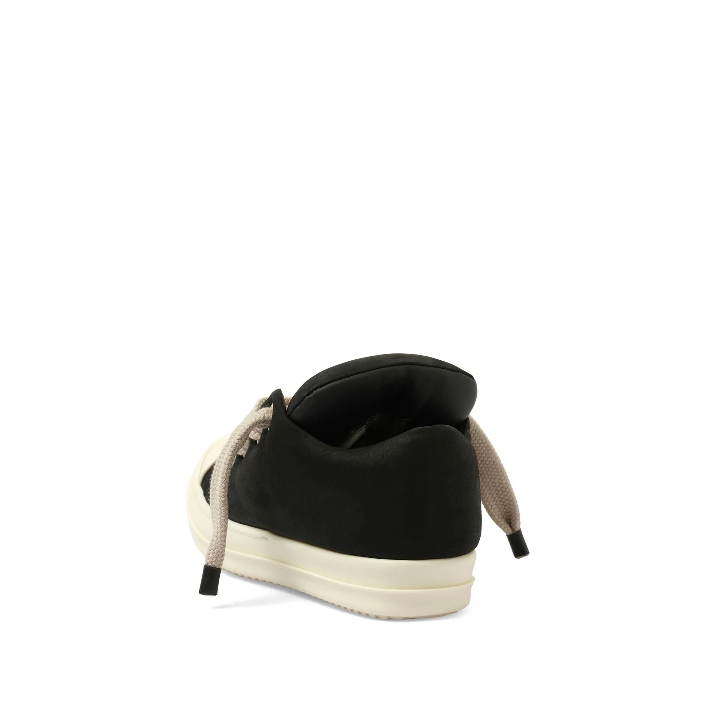Jumbo Laced Padded Low Sneaks in Black/Milk - Image 3