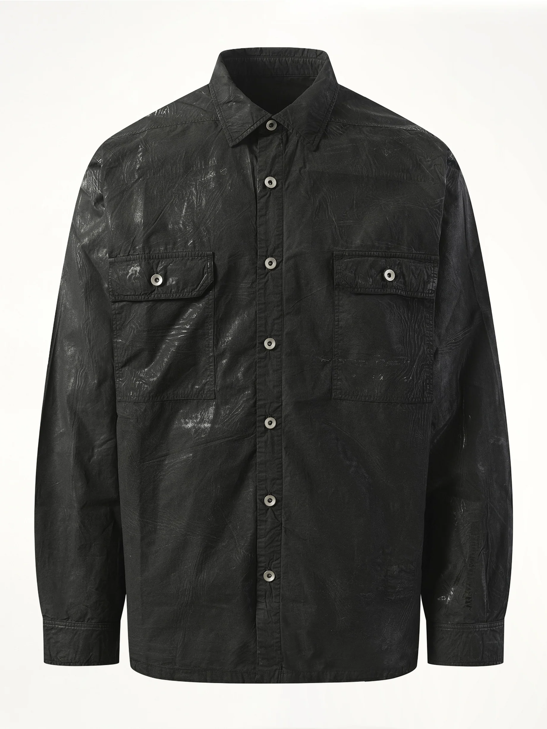 Denim Jumbo Outershirt in Black - Image 2