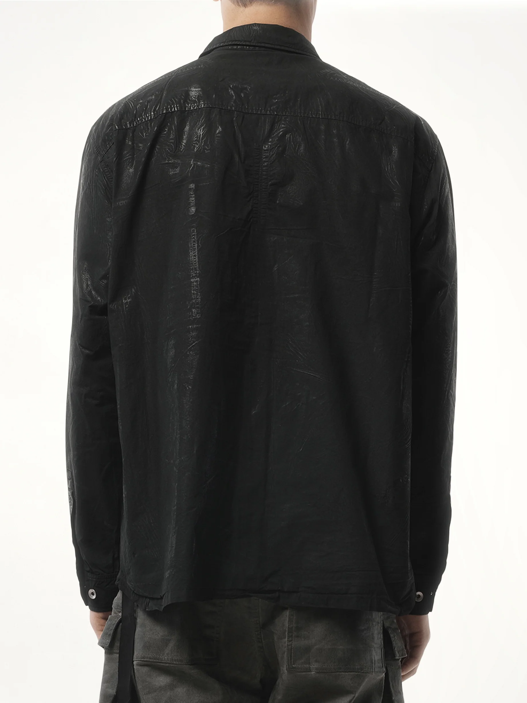 Denim Jumbo Outershirt in Black - Image 6